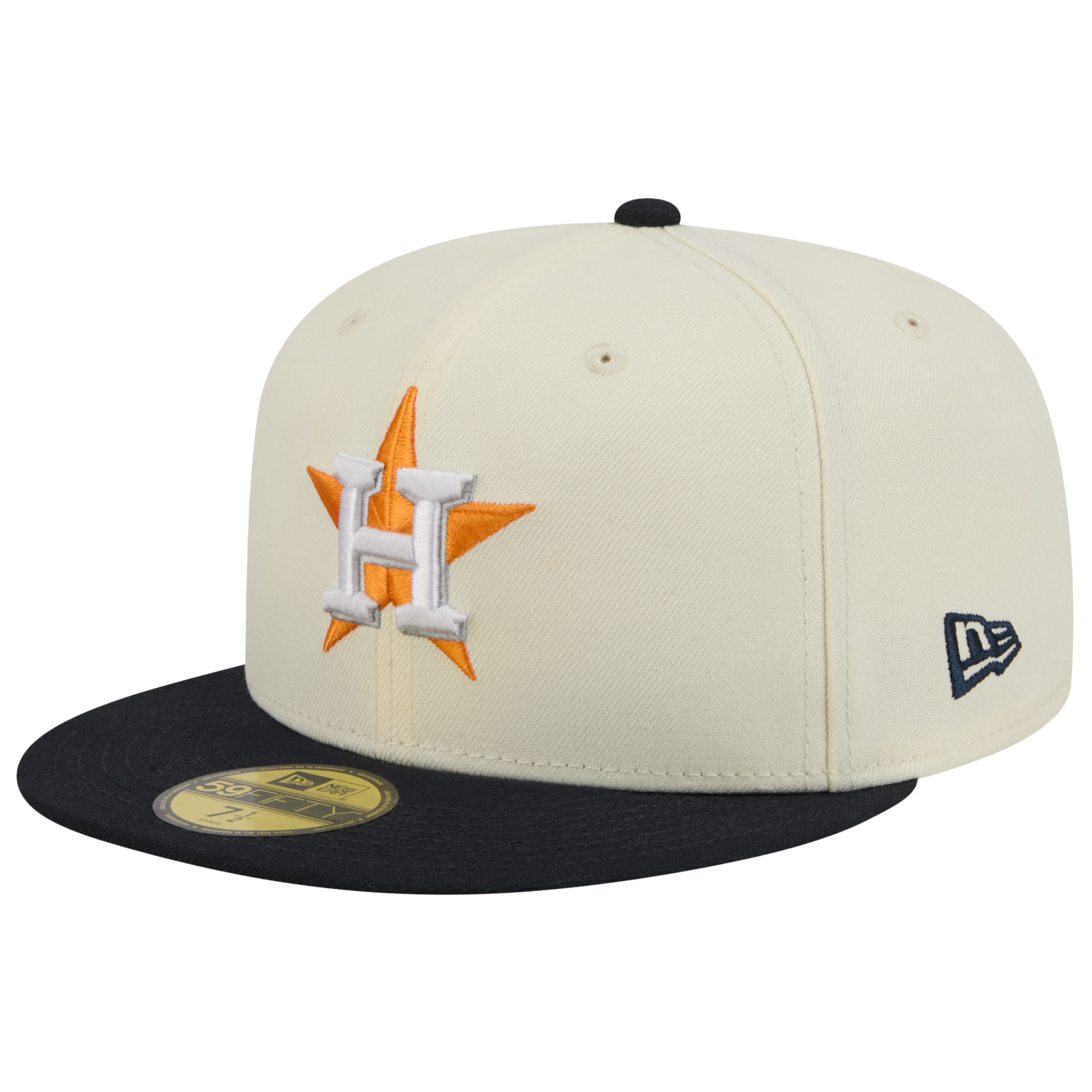 New Era Astros 59FIFTY Cap - Men's - Chalk White/Black