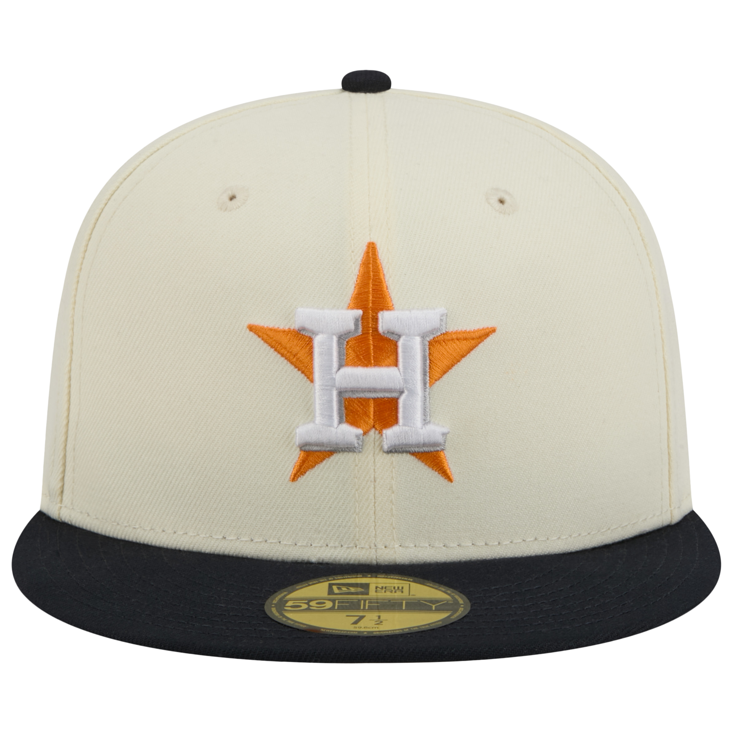 New Era Astros 59FIFTY Cap - Men's - Chalk White/Black