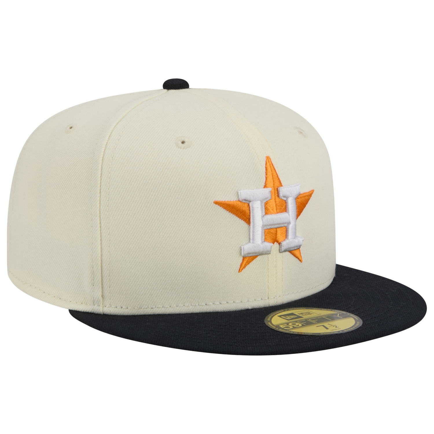 New Era Astros 59FIFTY Cap - Men's - Chalk White/Black