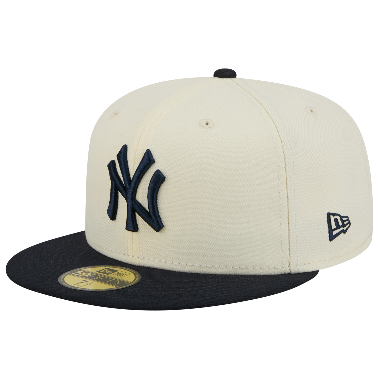 New Era Yankees 59FIFTY Cap - Men's - Chalk White/Navy