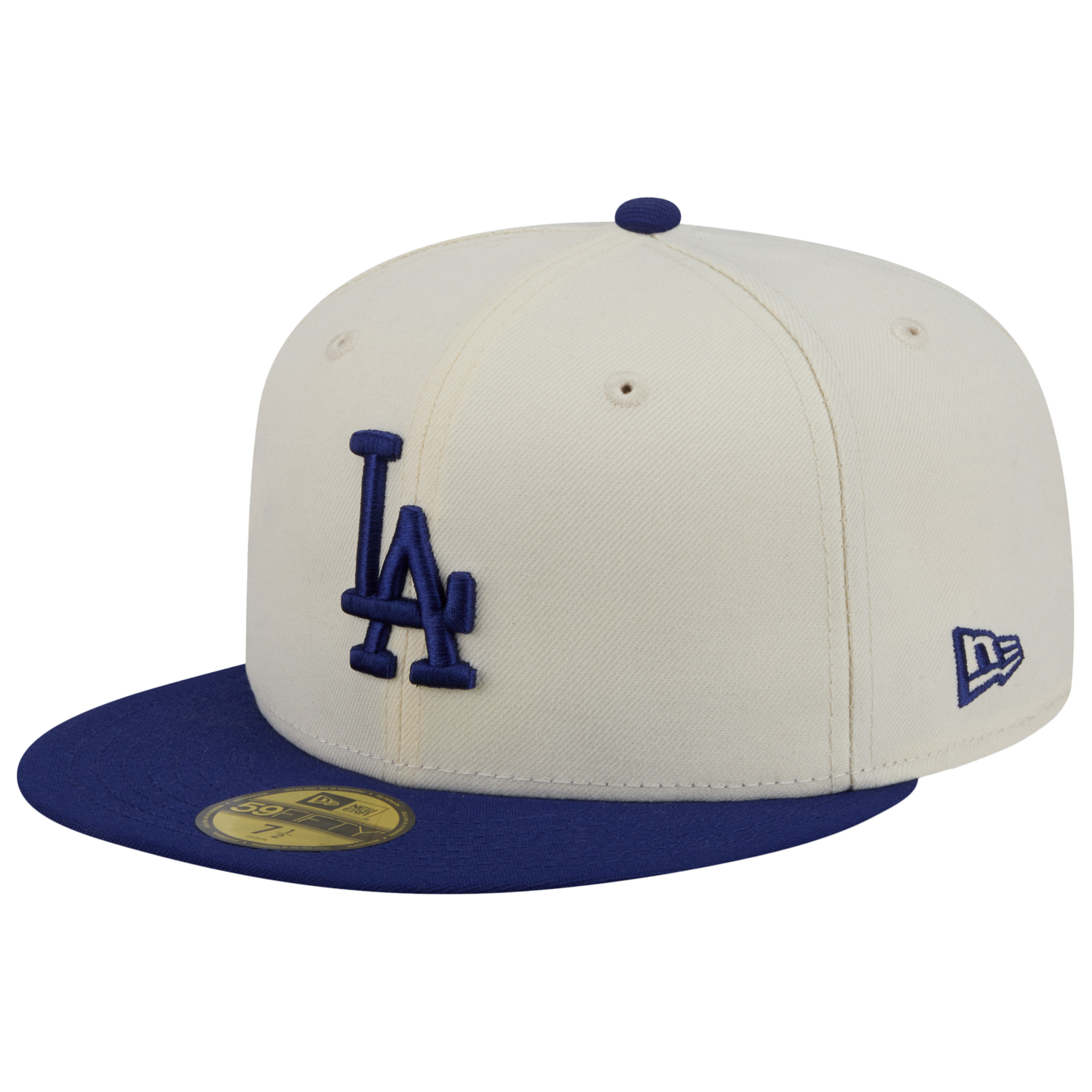 New Era Dodgers 59FIFTY Cap - Men's - Chalk White/Blue