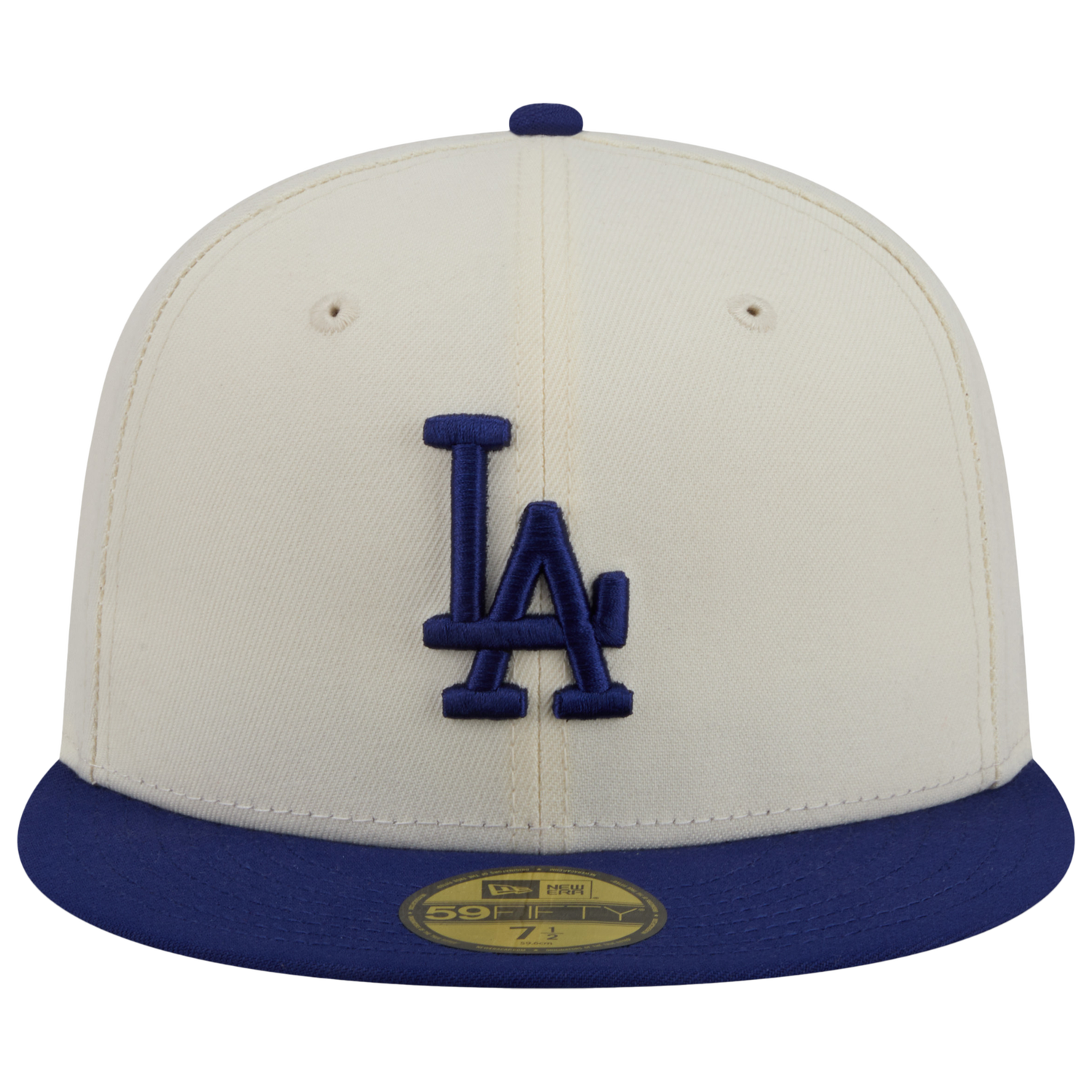 New Era Dodgers 59FIFTY Cap - Men's - Chalk White/Blue