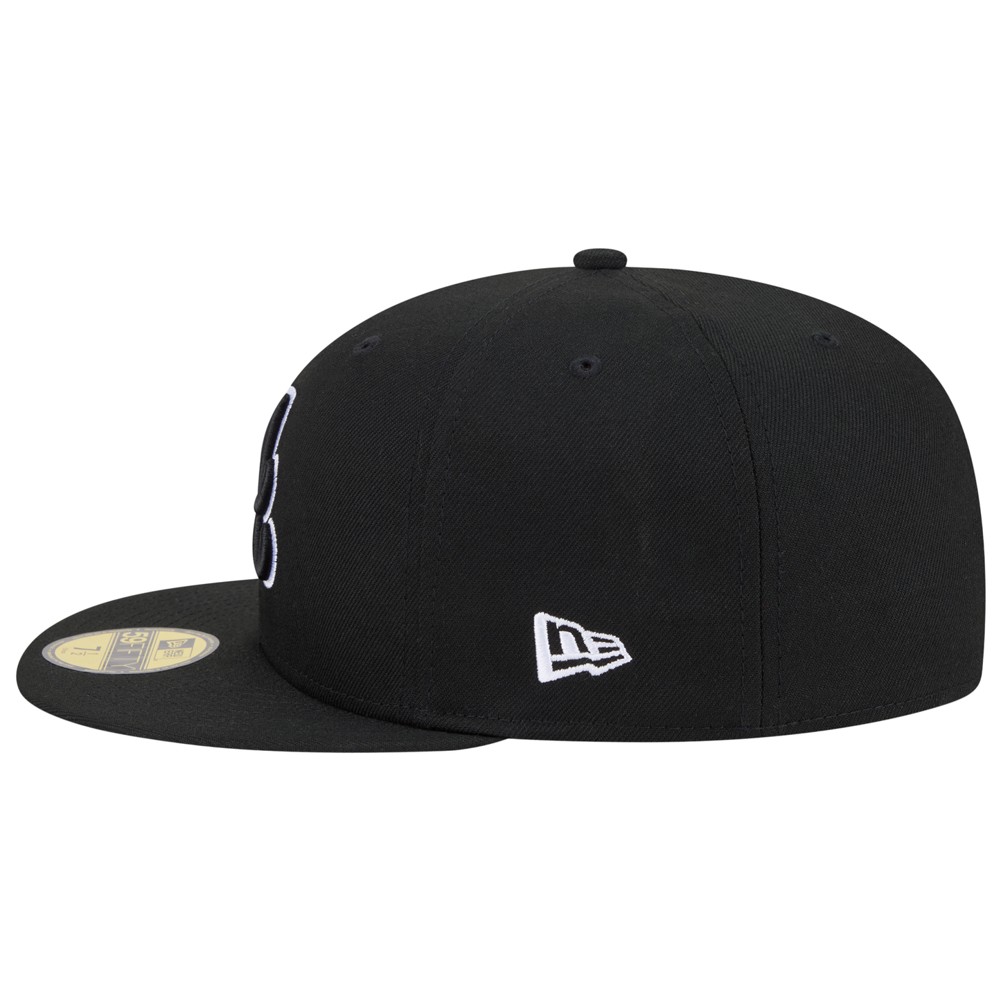 New Era Braves 59FIFTY Cap - Men's - White/Black