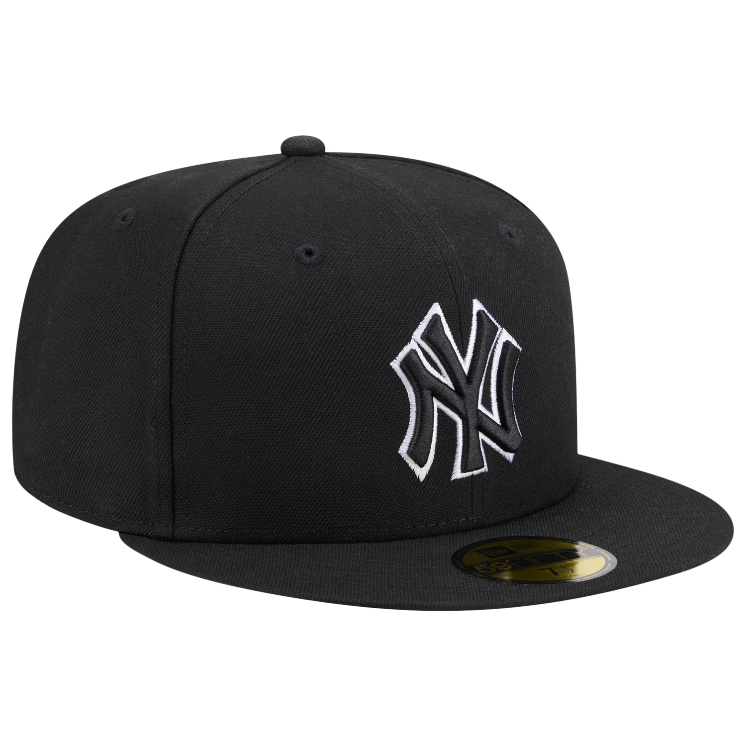 New Era Yankees 59FIFTY Cap - Men's - Black/White