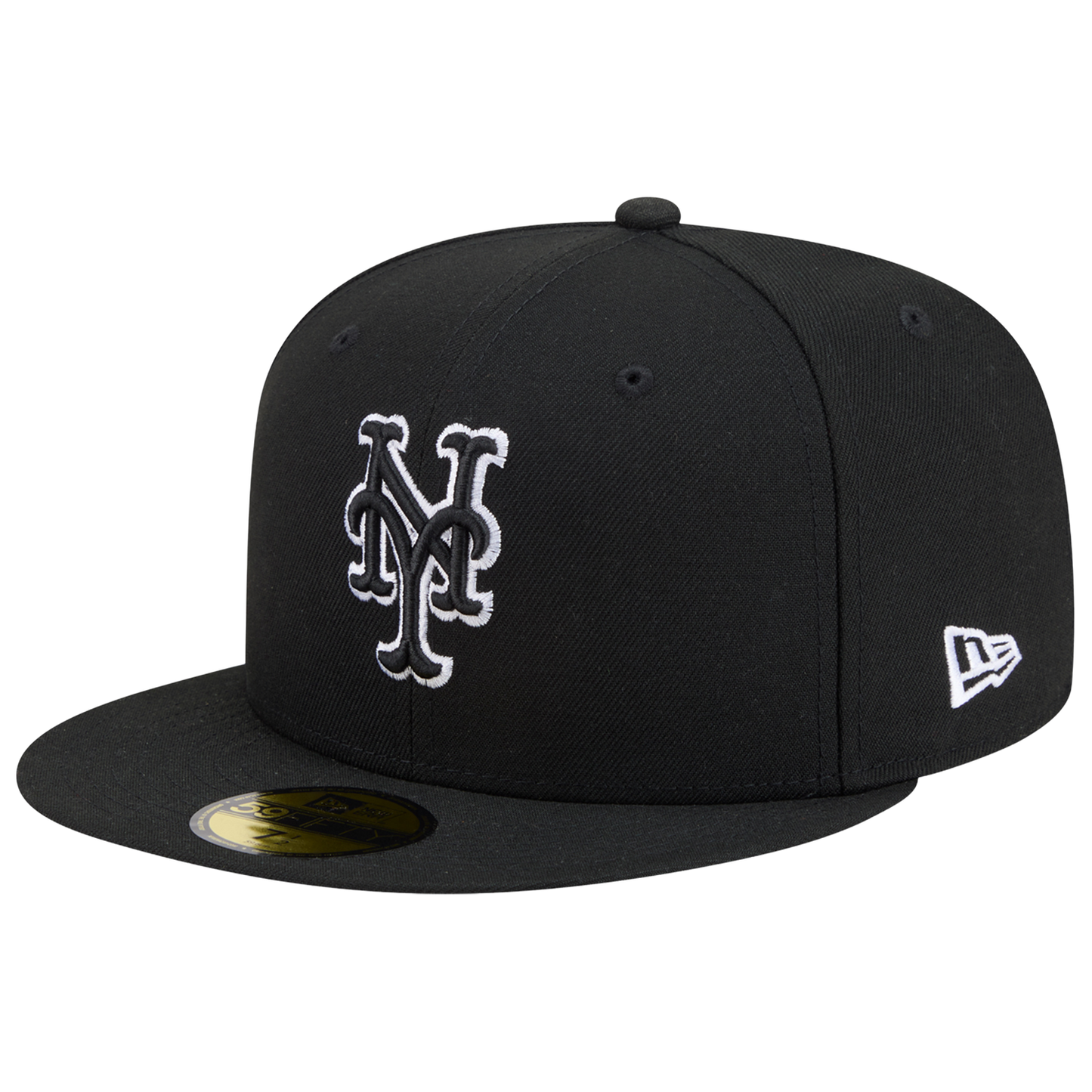 New Era Mets 59FIFTY Cap - Men's - White/Black