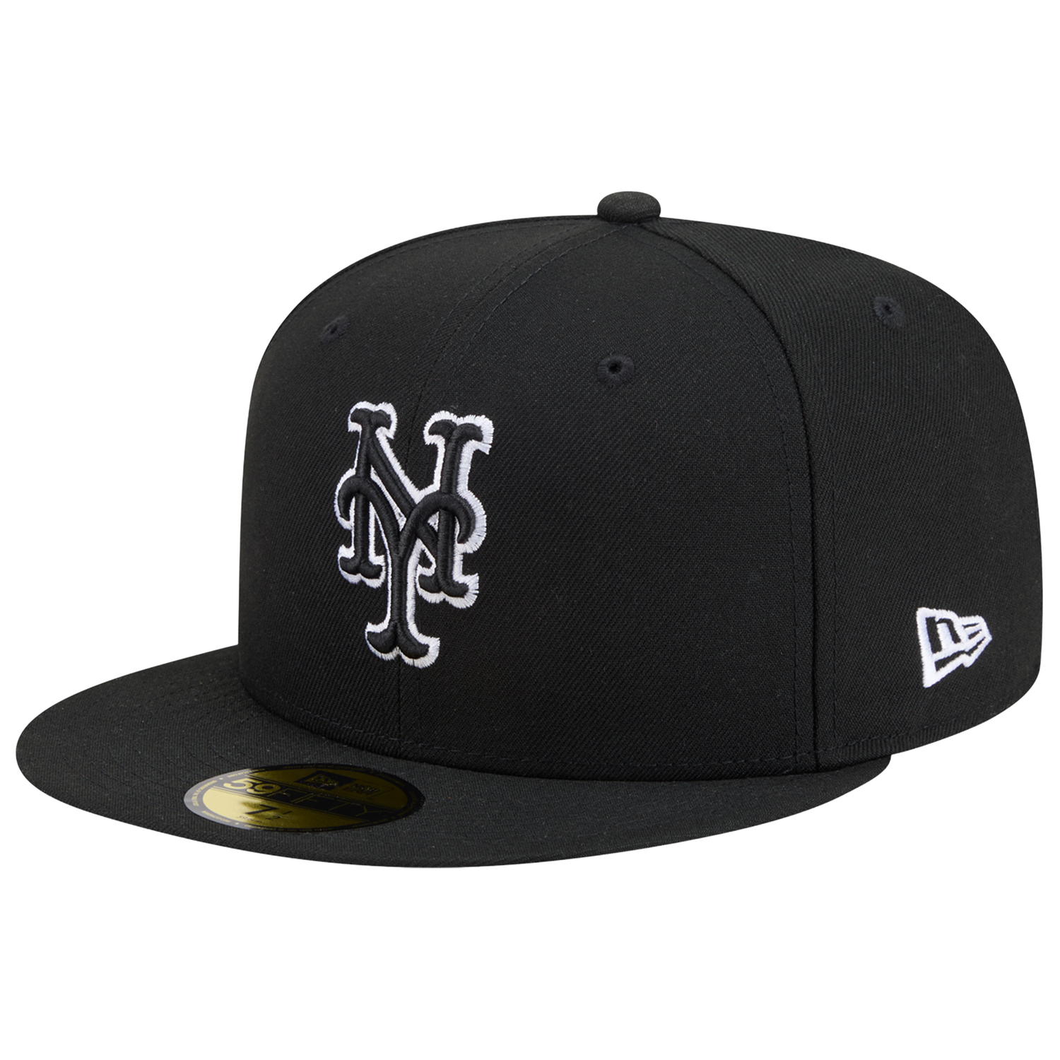 New Era Mets 59FIFTY Cap - Men's - White/Black