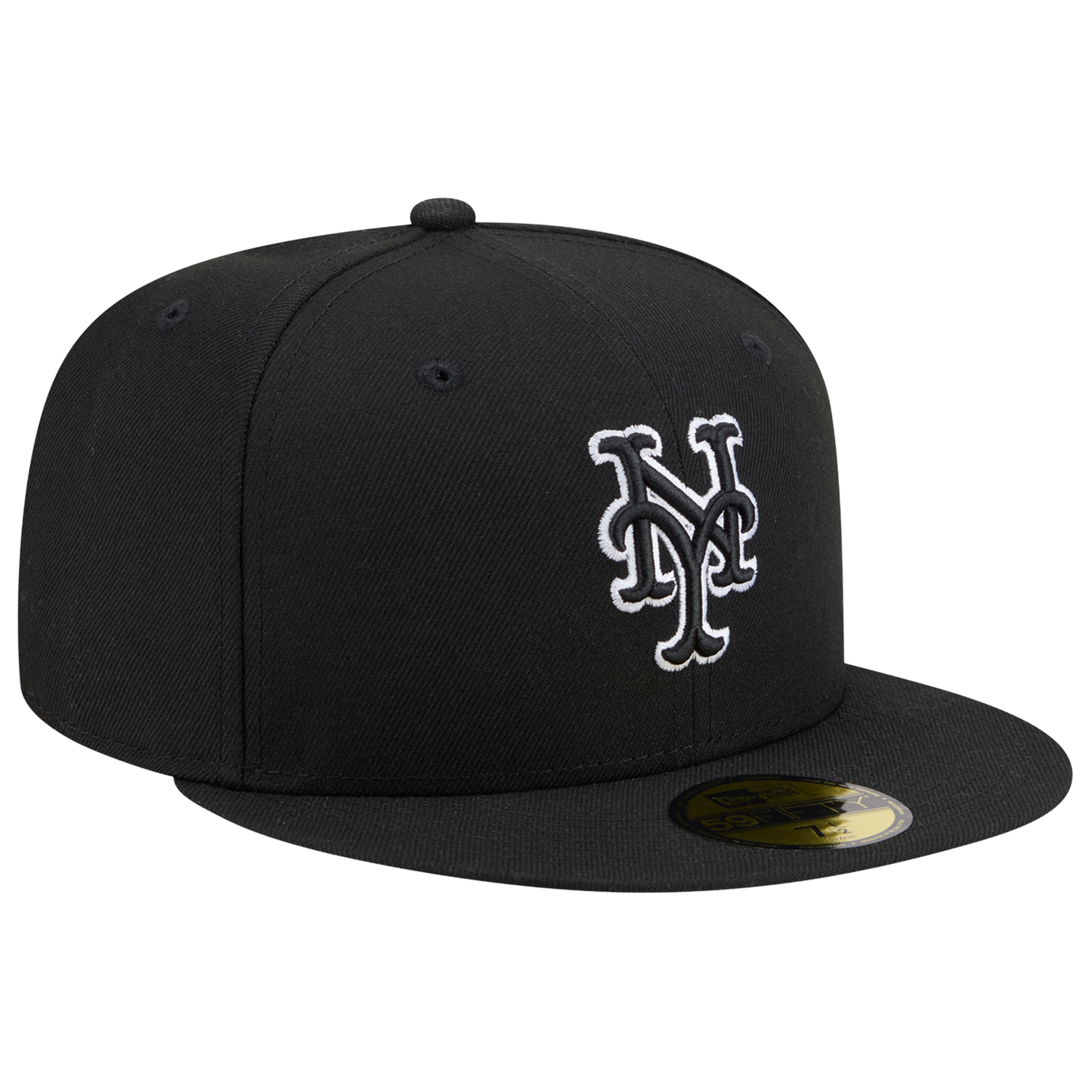 New Era Mets 59FIFTY Cap - Men's - White/Black