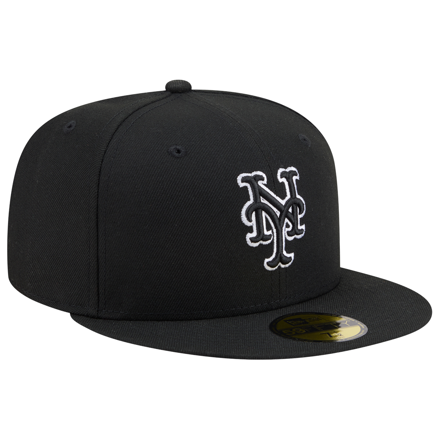 New Era Mets 59FIFTY Cap - Men's - White/Black
