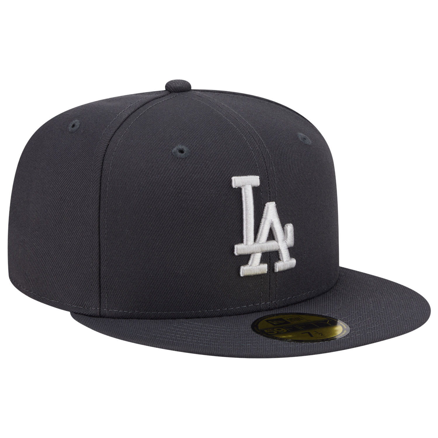 New Era Dodgers 59FIFTY Cap - Men's - Anthracite/White