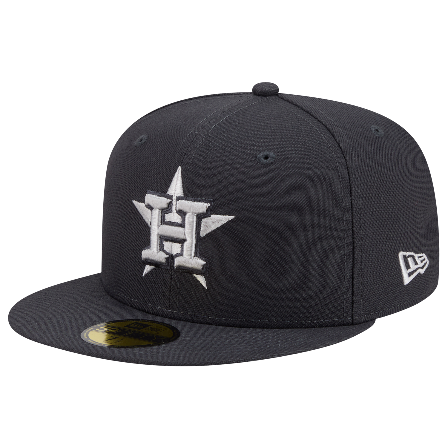 New Era Astros 59FIFTY Cap - Men's - Anthracite/Silver