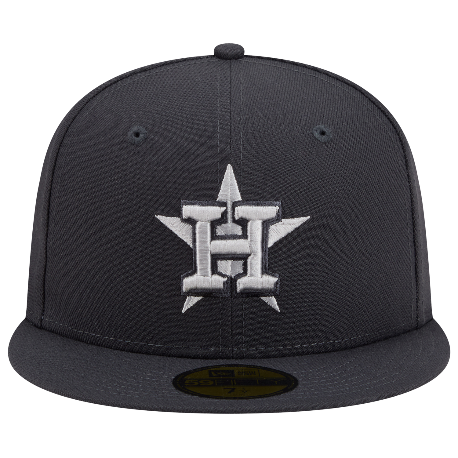 New Era Astros 59FIFTY Cap - Men's - Anthracite/Silver