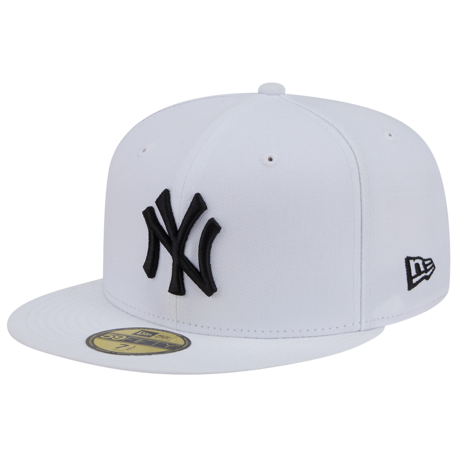New Era Yankees 59FIFTY Cap - Men's - White/Black