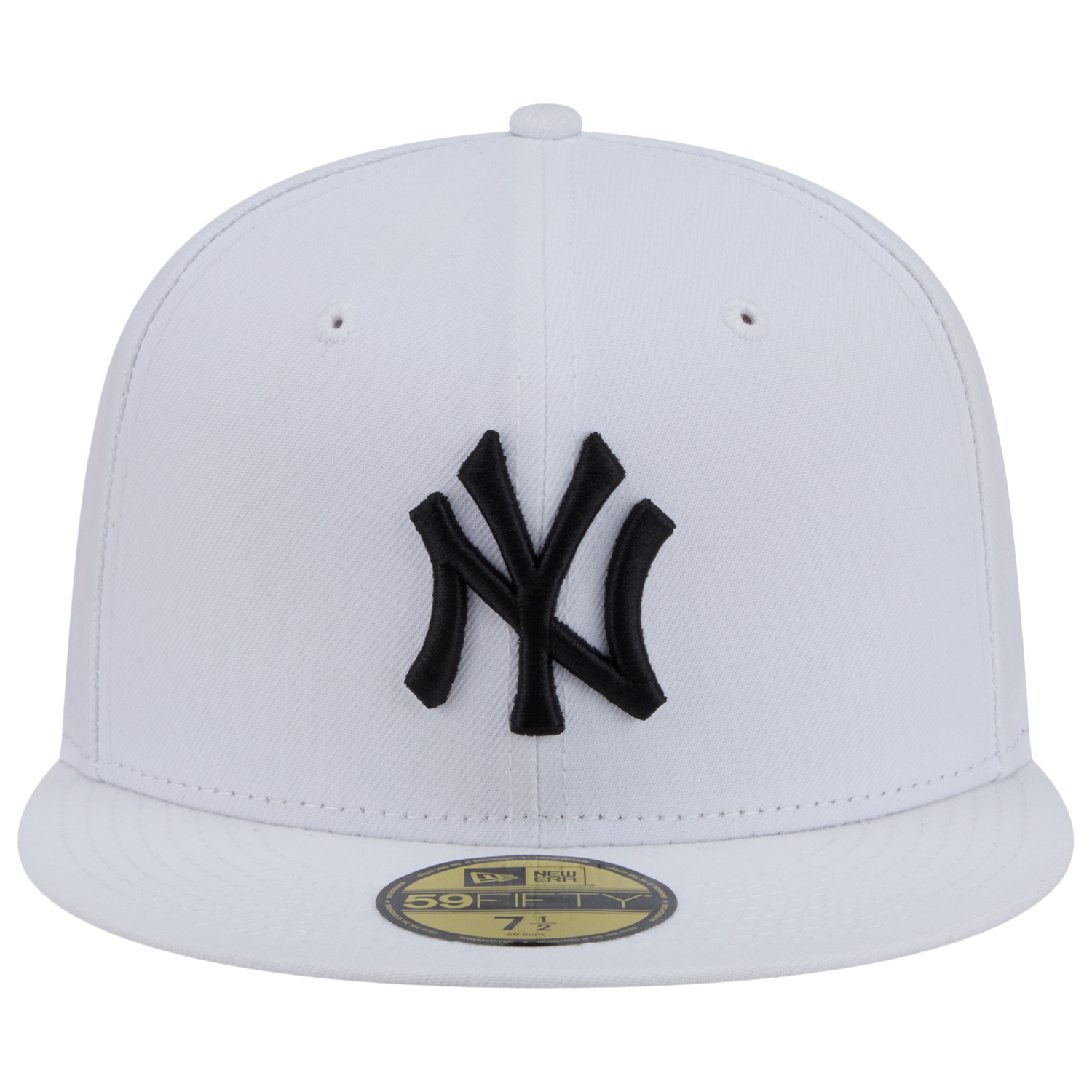 New Era Yankees 59FIFTY Cap - Men's - White/Black