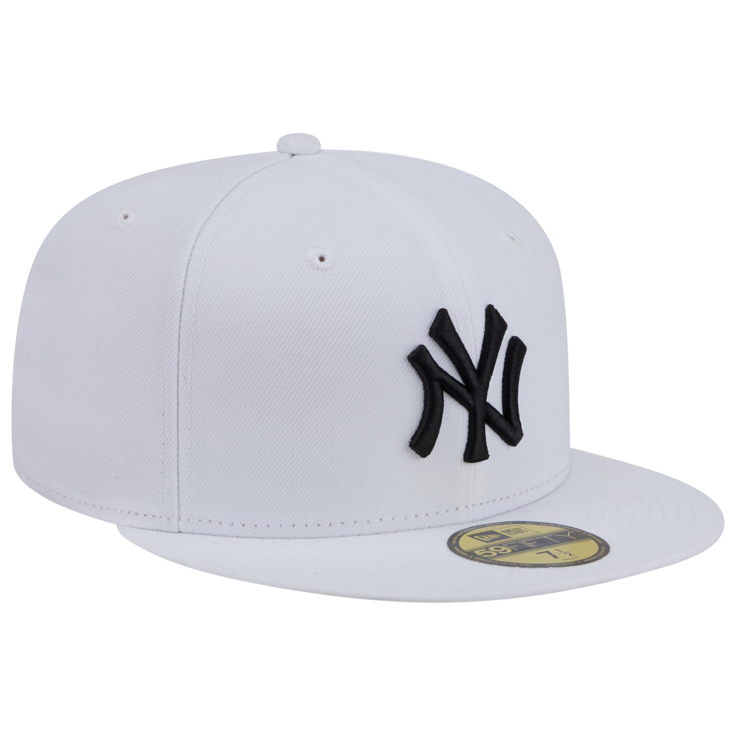 New Era Yankees 59FIFTY Cap - Men's - White/Black
