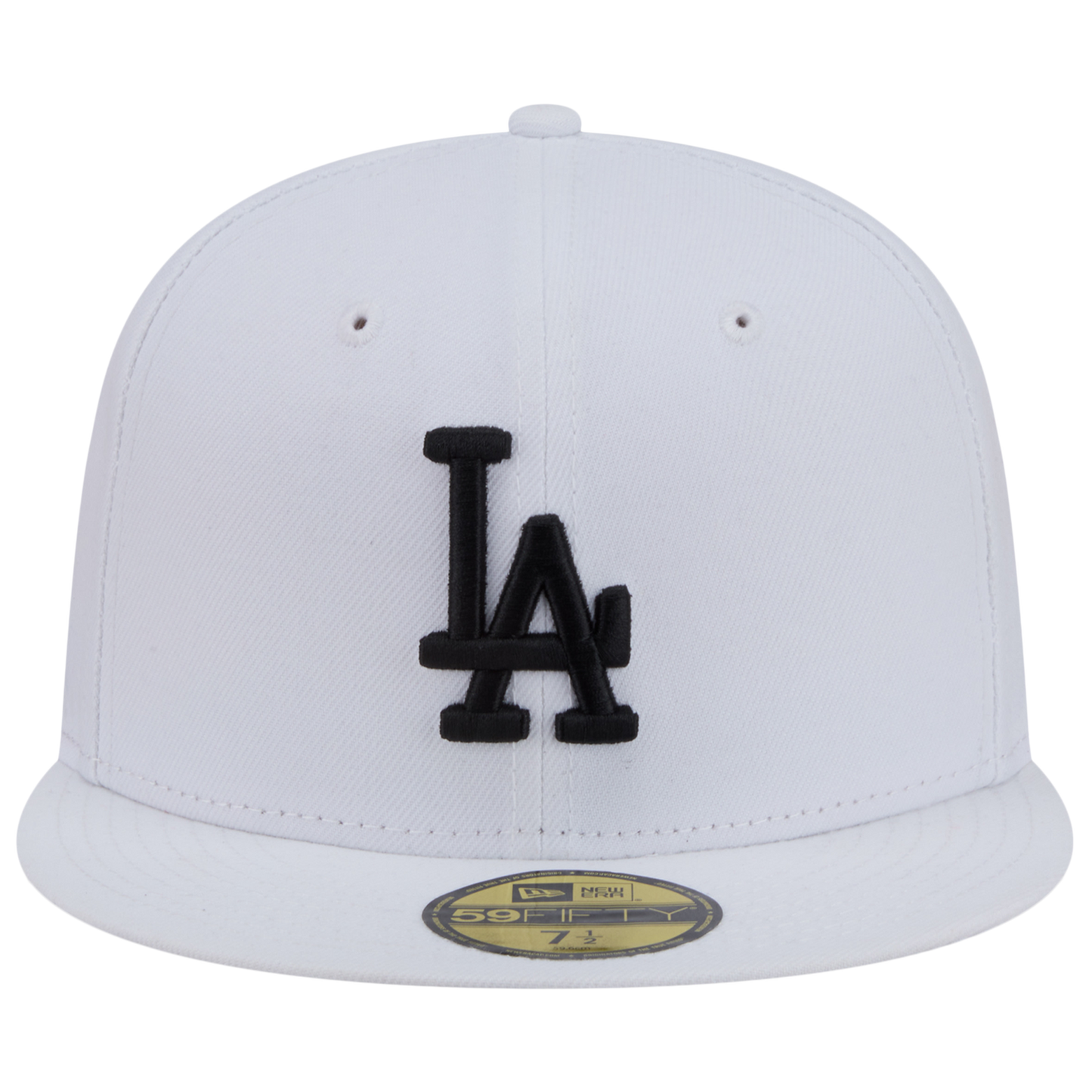 New Era Dodgers 59FIFTY Cap - Men's - White/Black