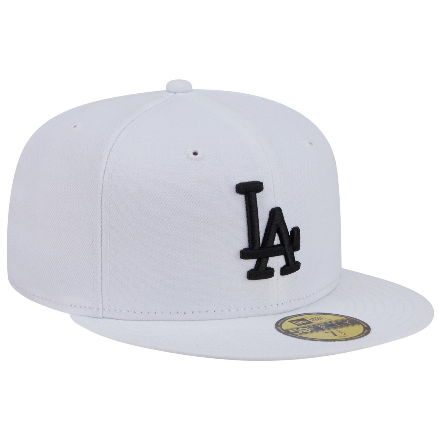 New Era Dodgers 59FIFTY Cap - Men's - White/Black