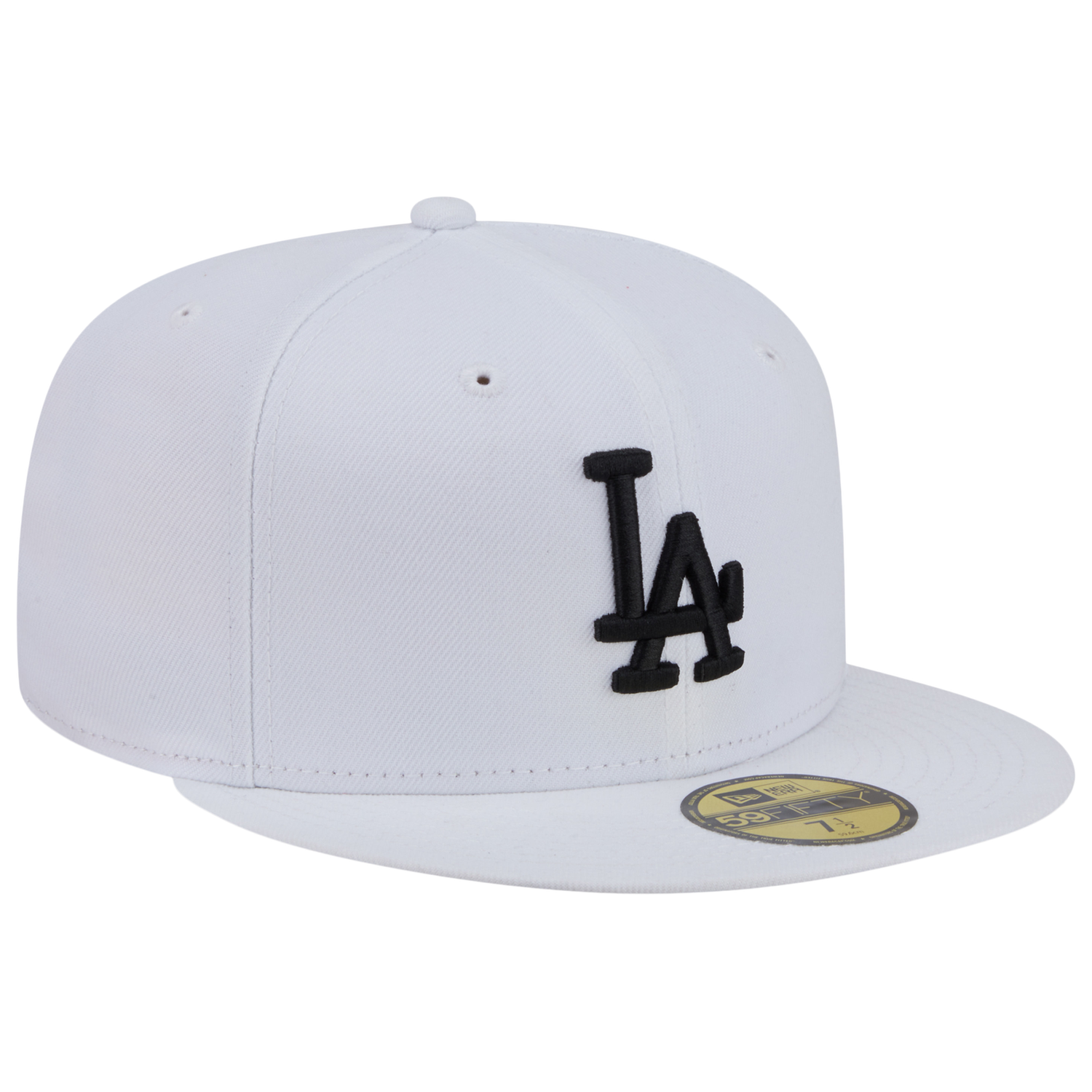 New Era Dodgers 59FIFTY Cap - Men's - White/Black