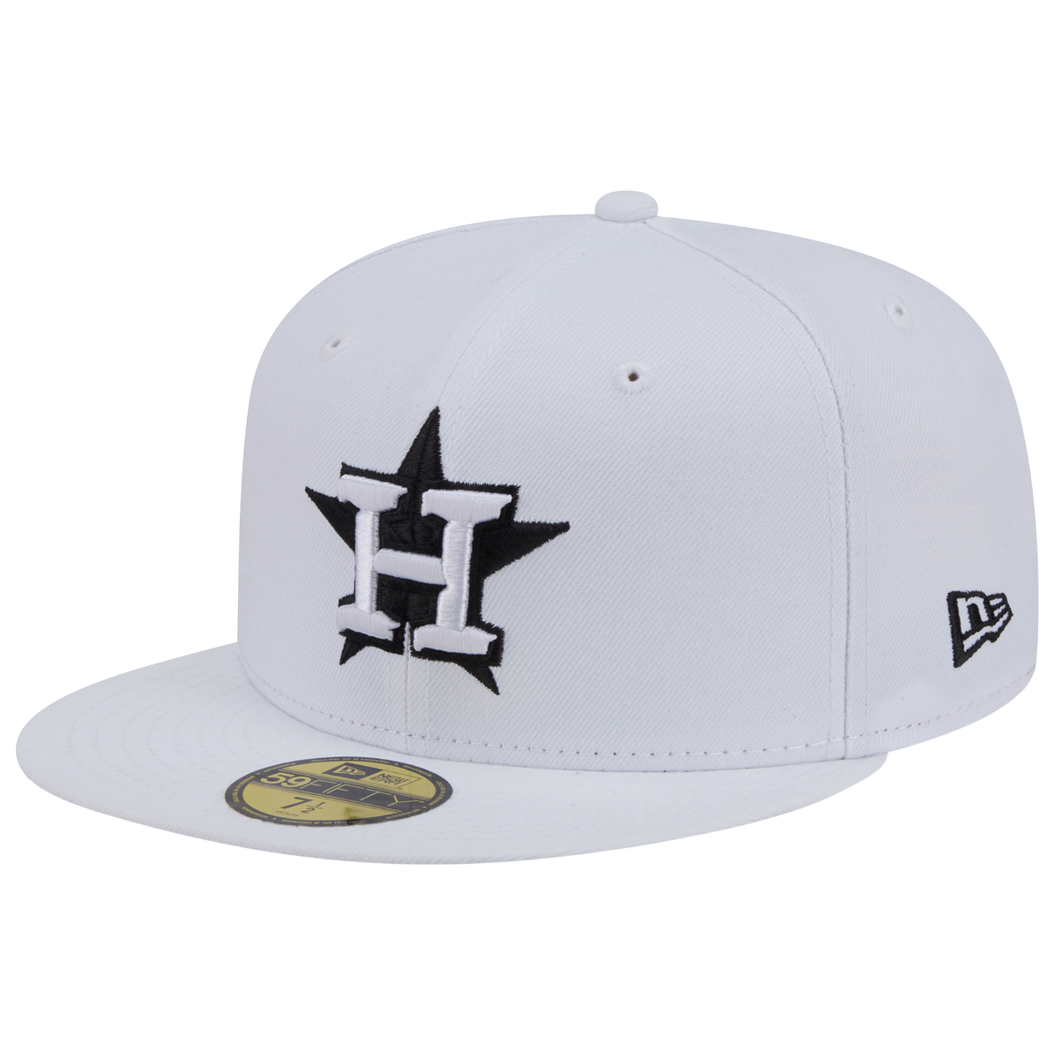 New Era Astros 59FIFTY Cap - Men's - White/Black