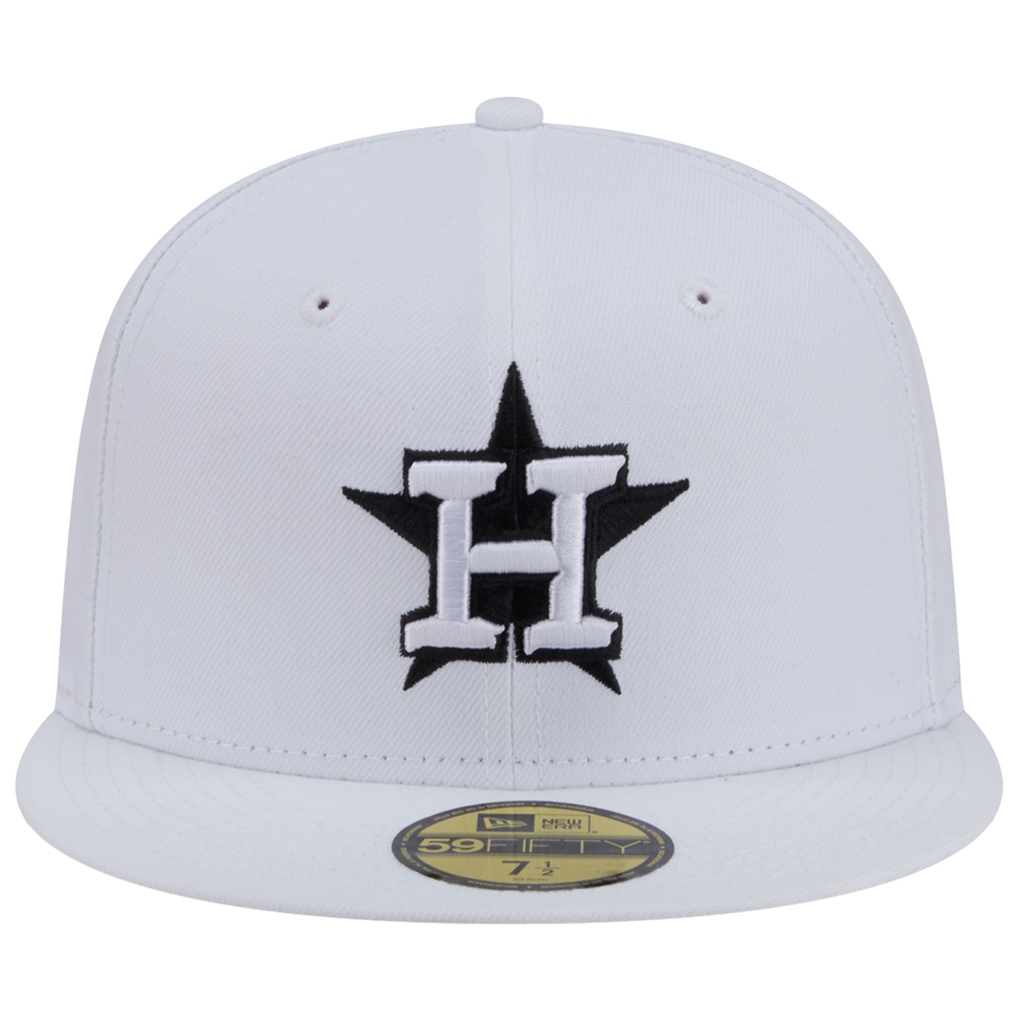 New Era Astros 59FIFTY Cap - Men's - White/Black