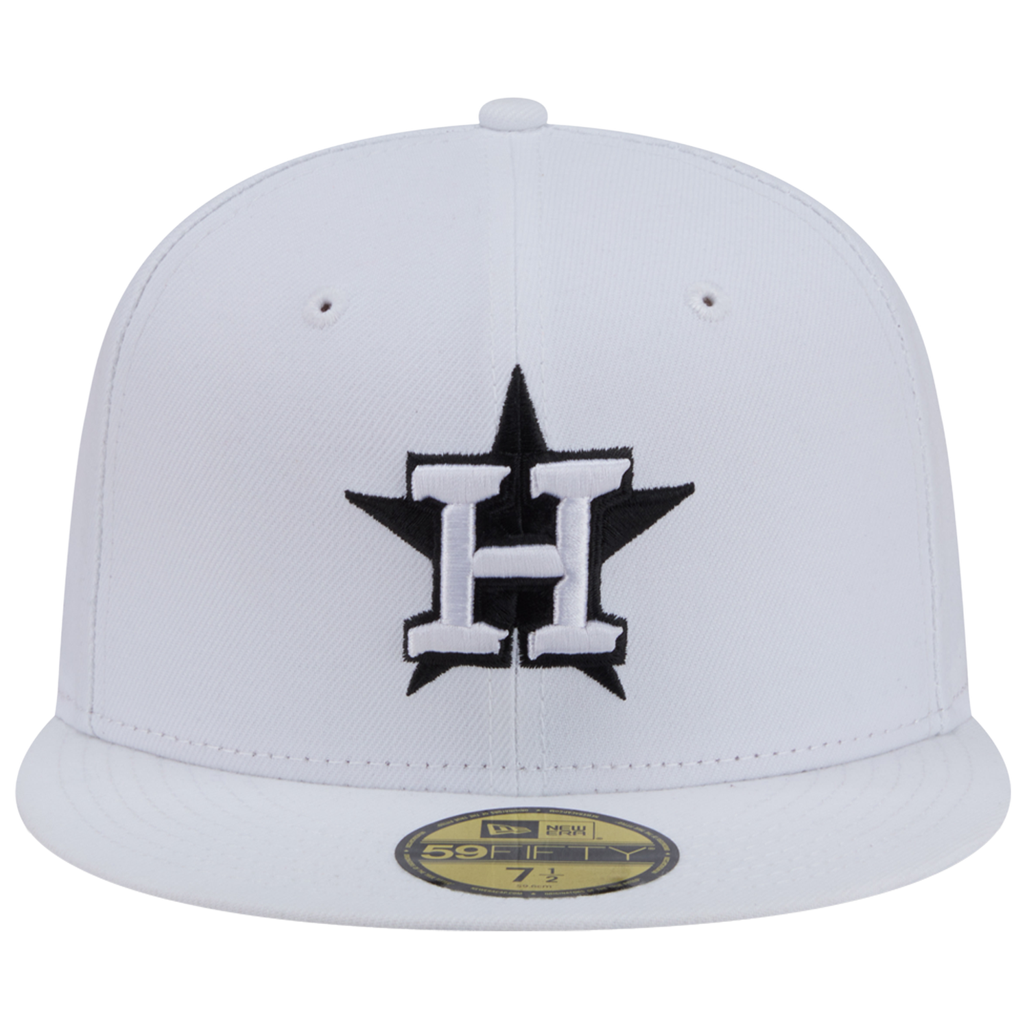 New Era Astros 59FIFTY Cap - Men's - White/Black