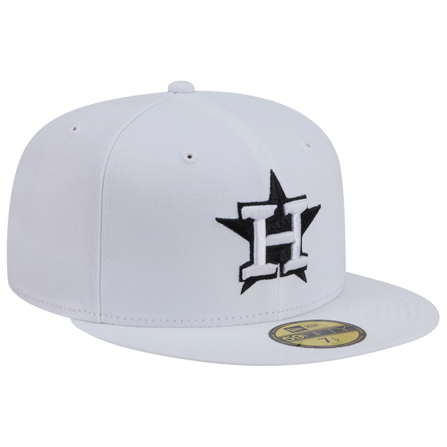 New Era Astros 59FIFTY Cap - Men's - White/Black