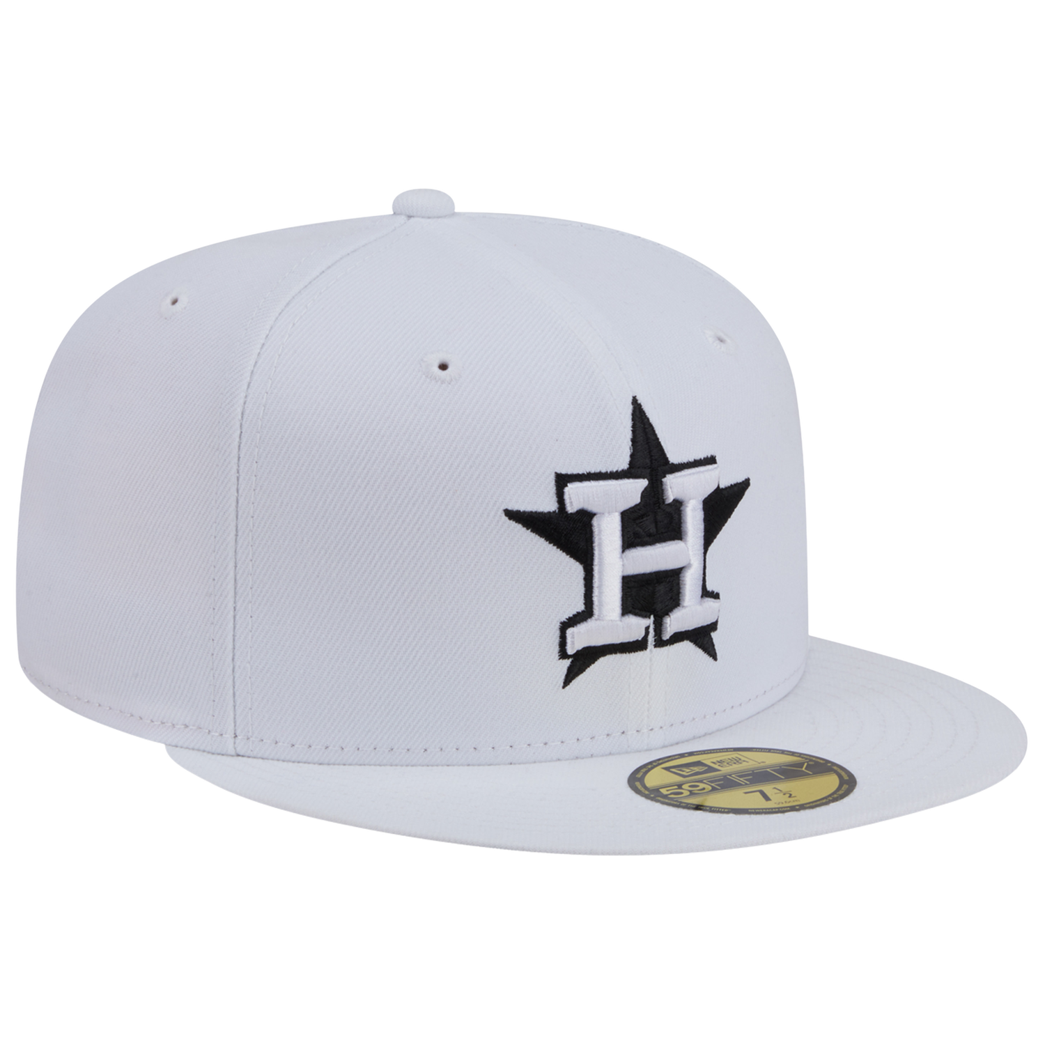 New Era Astros 59FIFTY Cap - Men's - White/Black