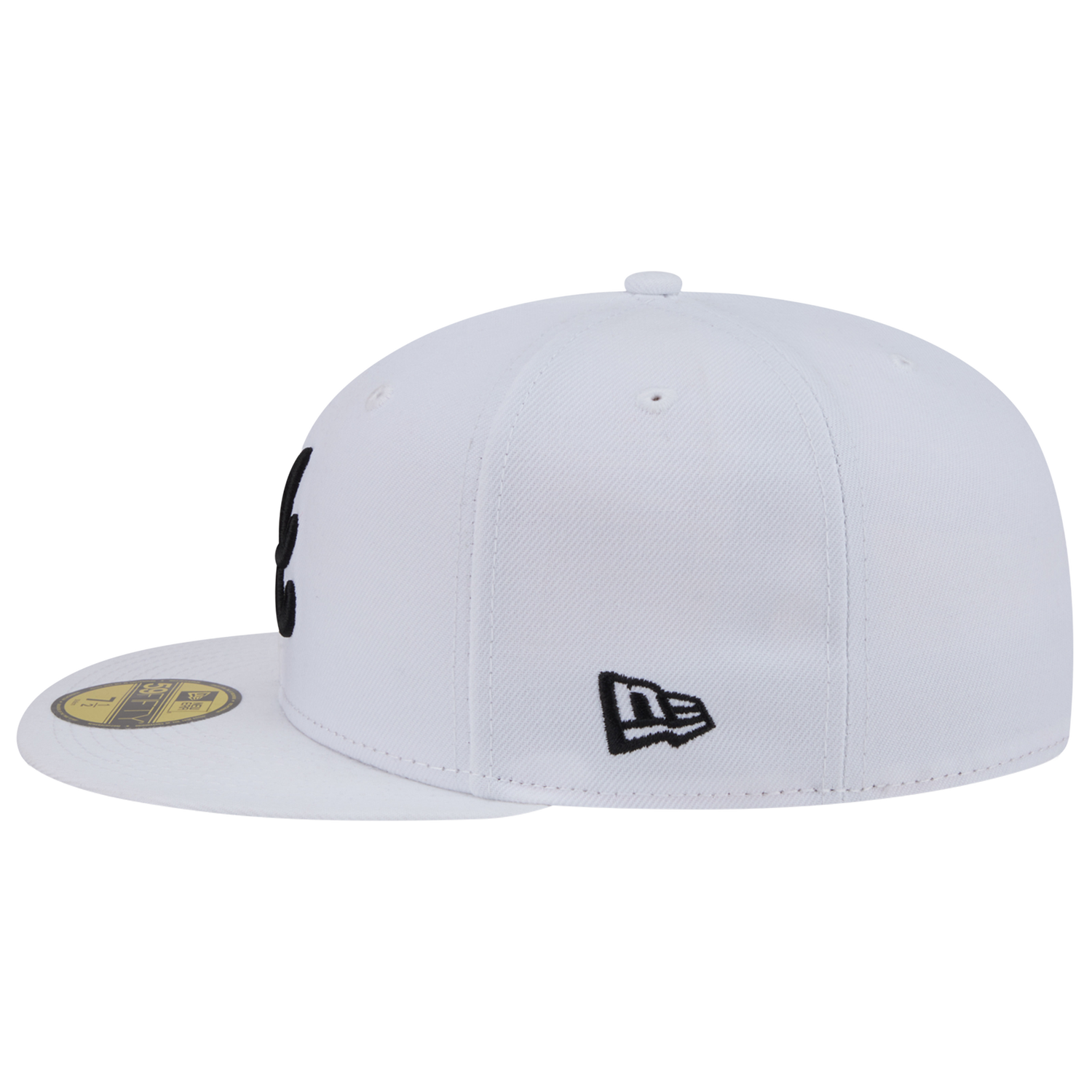 New Era Braves 59FIFTY Cap - Men's - White/Black (60956114)