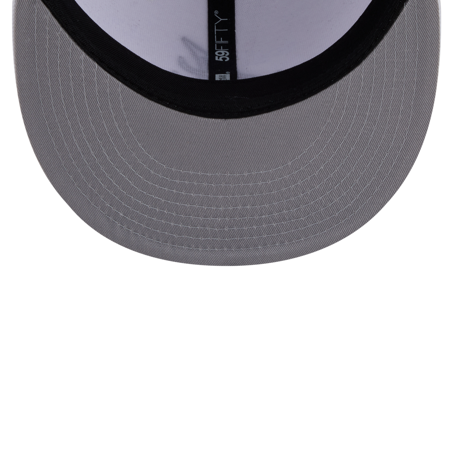 New Era Braves 59FIFTY Cap - Men's - White/Black (60956114)