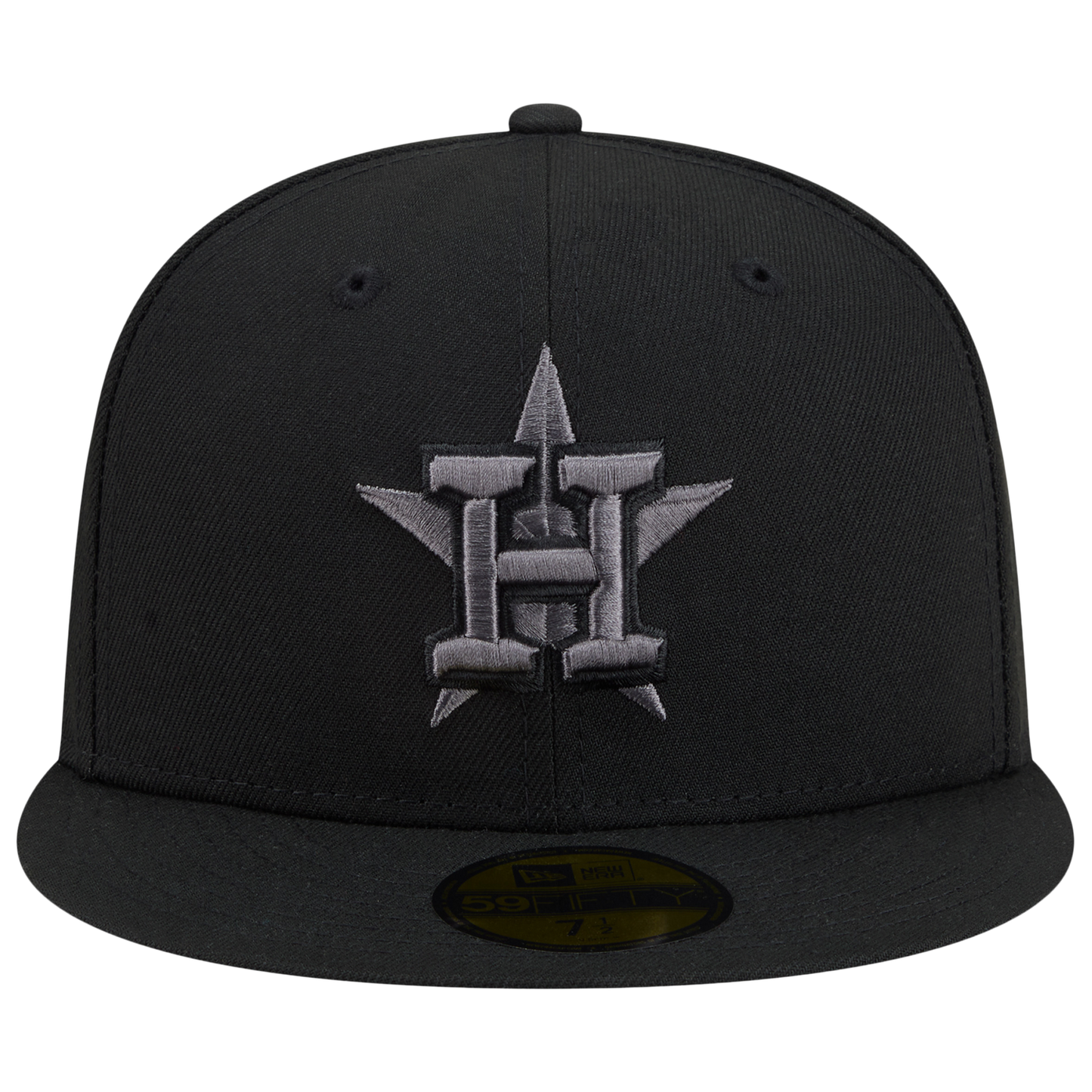 New Era Astros 59FIFTY Cap - Men's - Black/Heather Grey