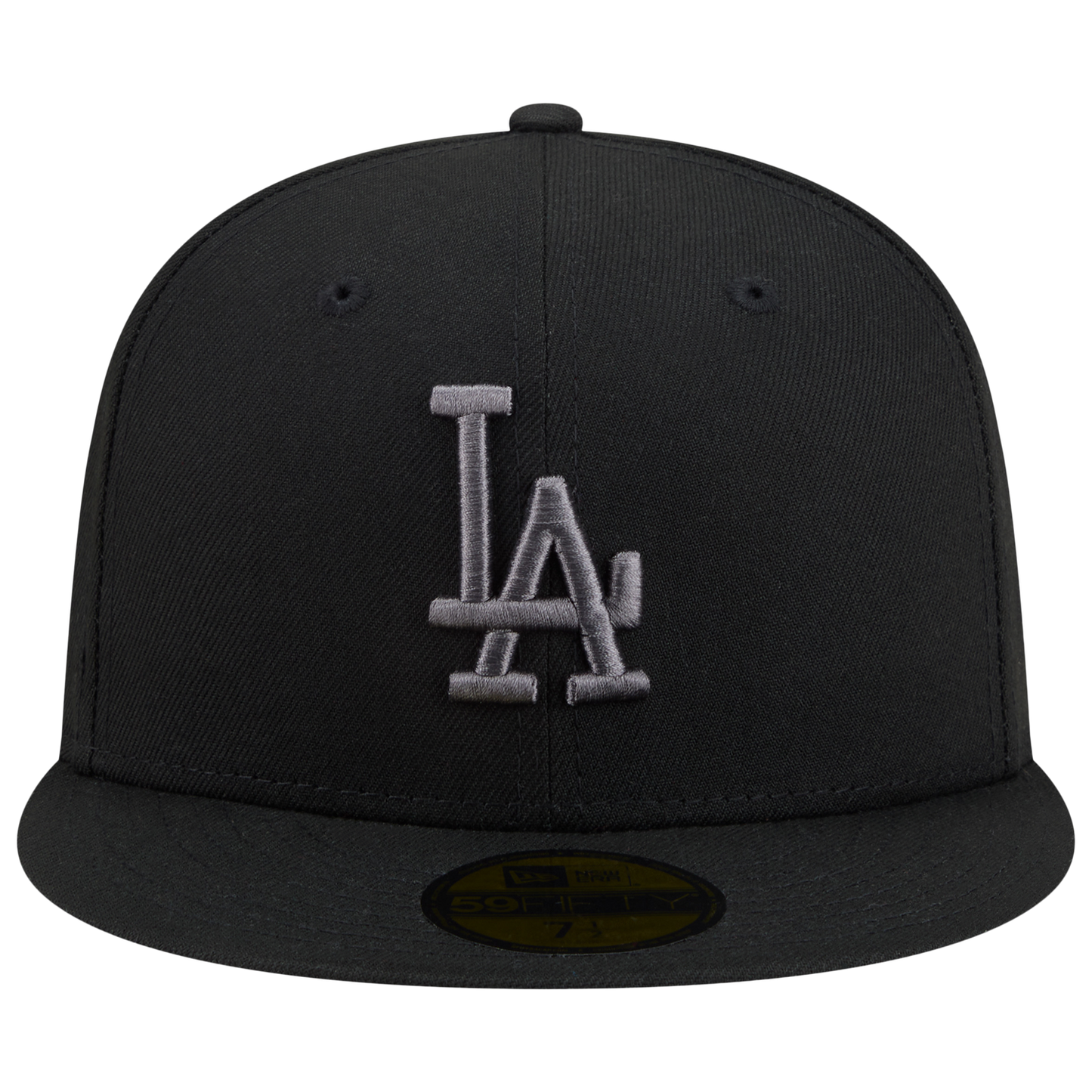 New Era Dodgers 59FIFTY Cap - Men's - Black/Heather Grey