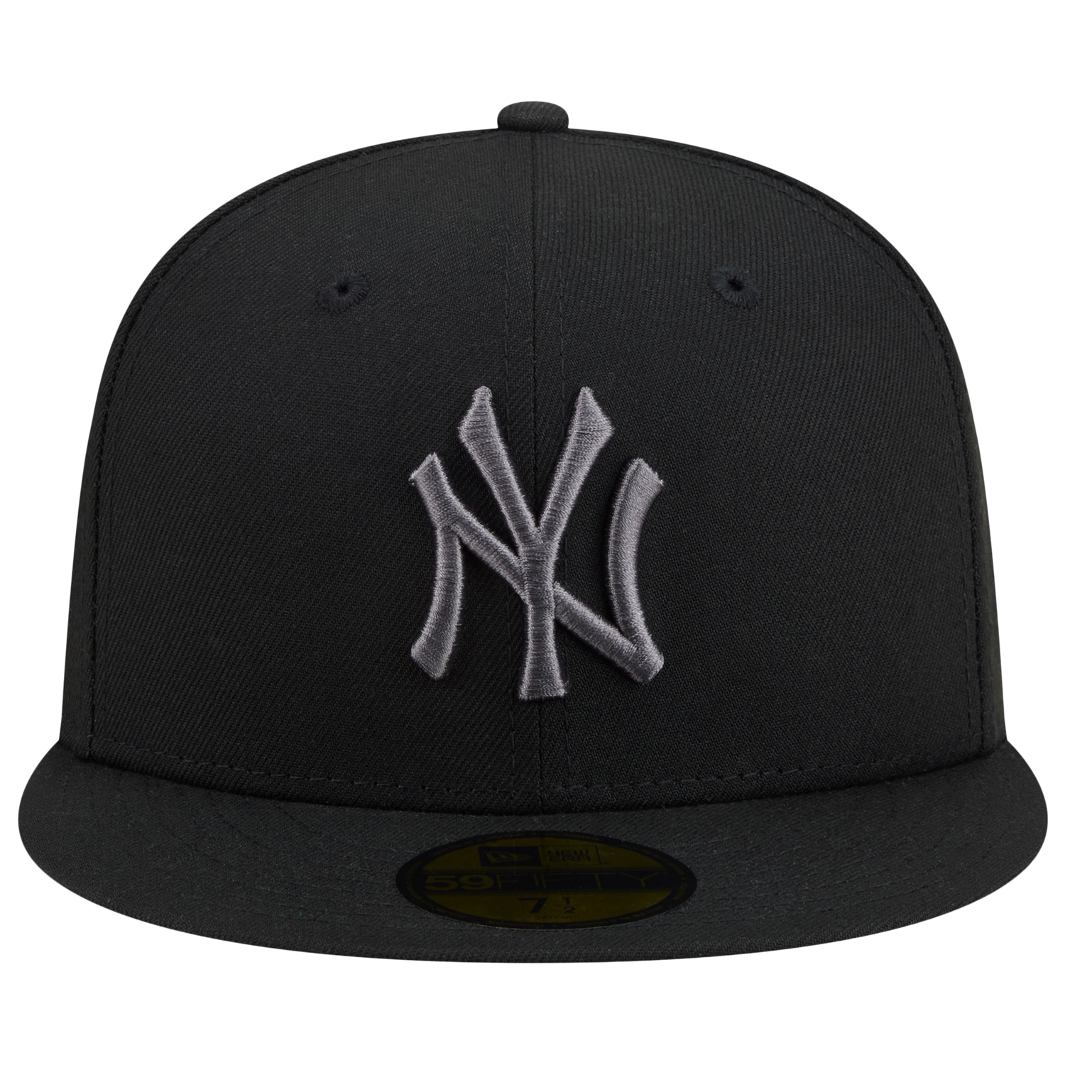 New Era Yankees 59FIFTY Cap - Men's - Heather Grey/Black