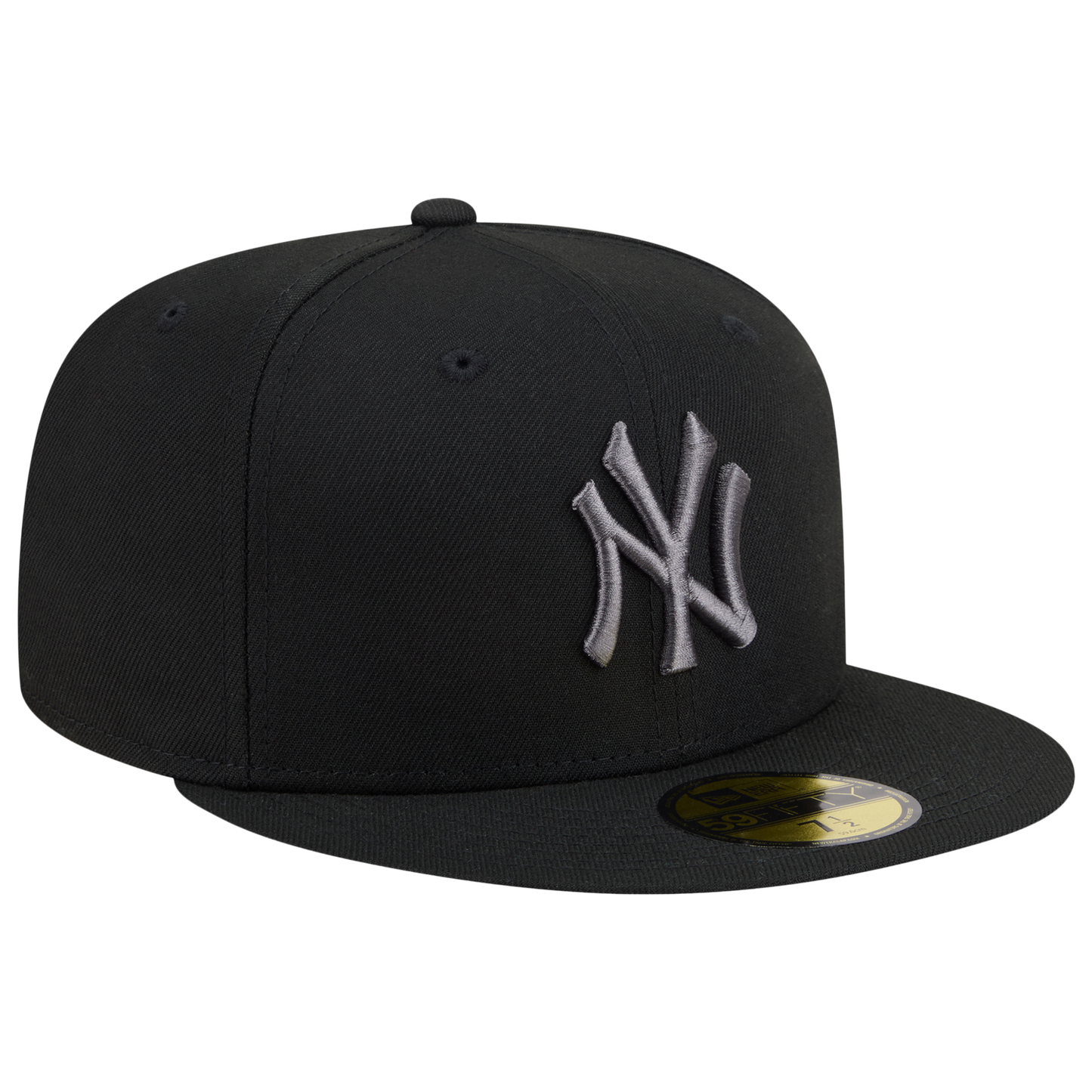 New Era Yankees 59FIFTY Cap - Men's - Heather Grey/Black