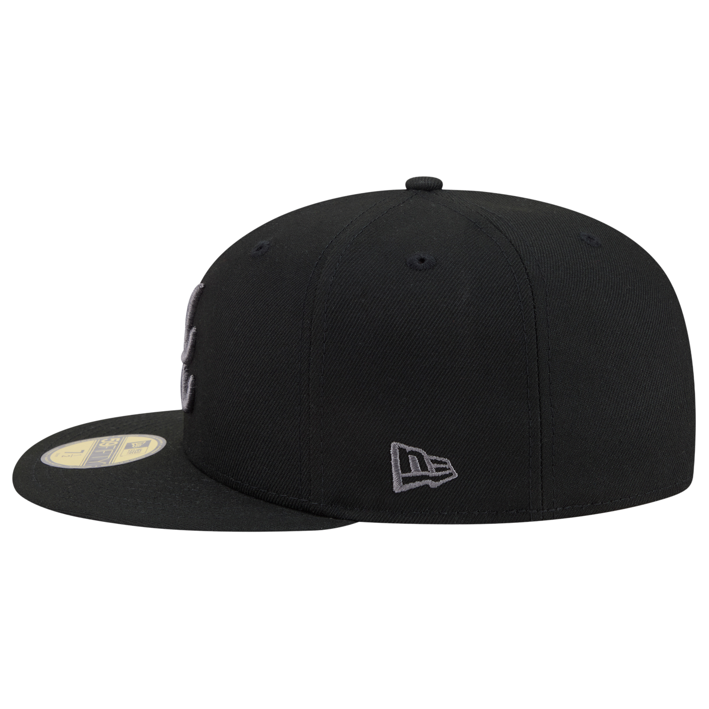 New Era Braves 59FIFTY Cap - Men's - Heather Grey/Black