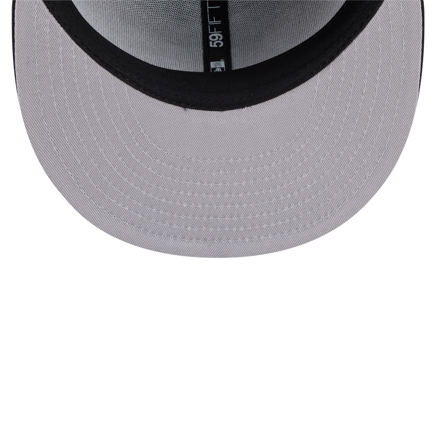 New Era Braves 59FIFTY Cap - Men's - Heather Grey/Black