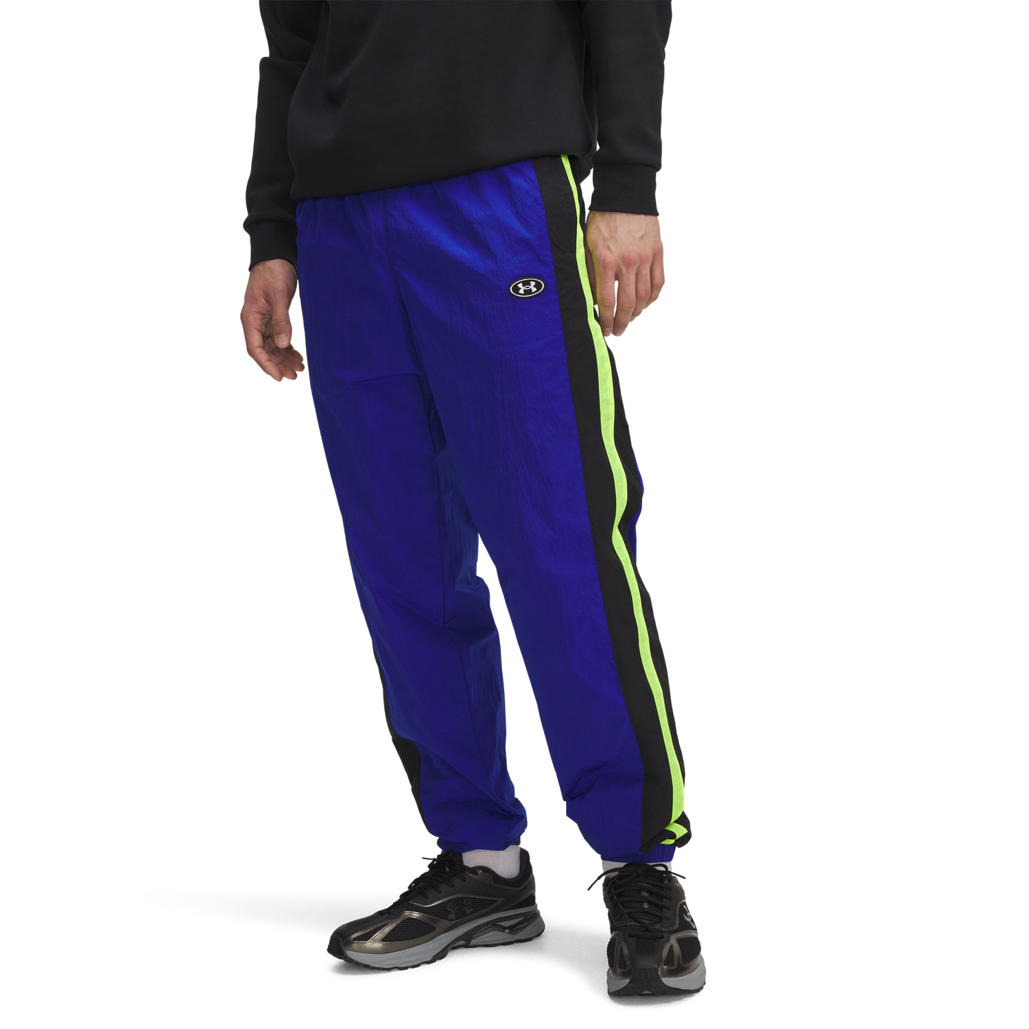 Under Armour Icon Woven Track Pants - Men's - Royal/Black/White