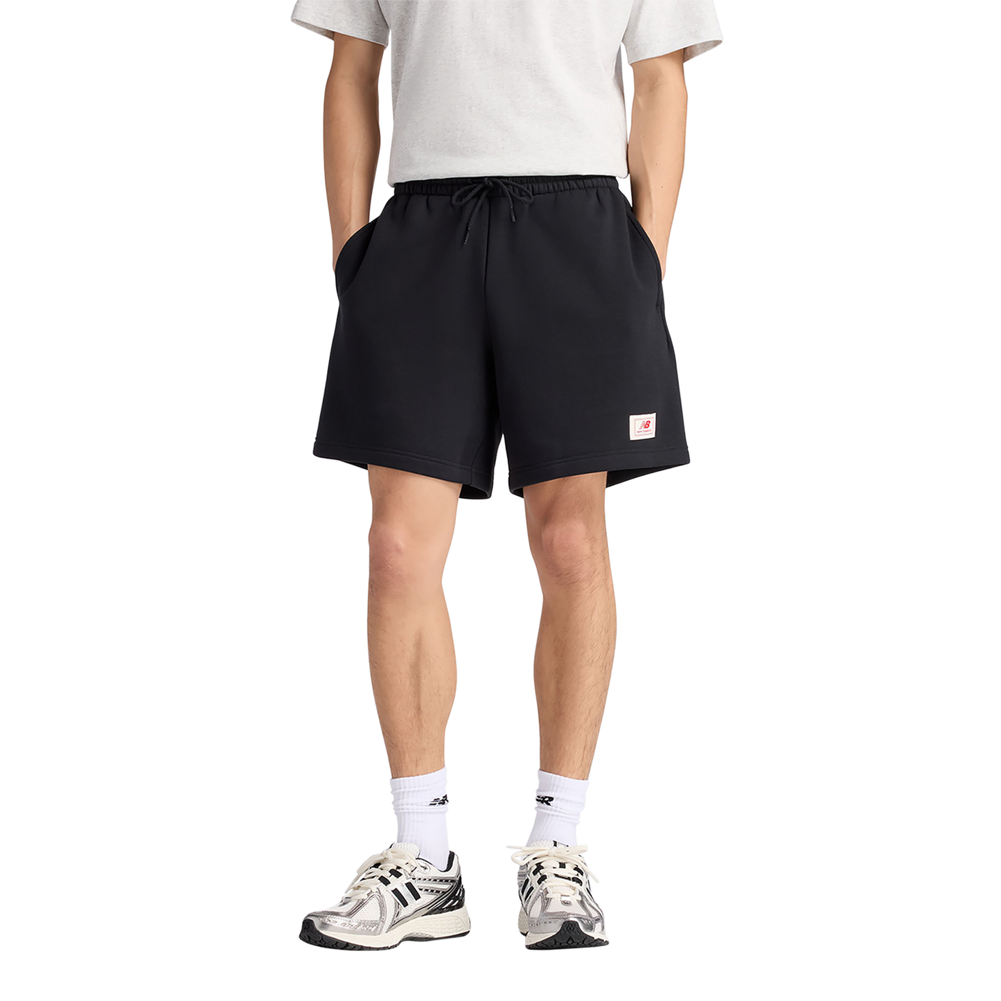 New Balance Fleece Shorts - Men's - Multi/Black