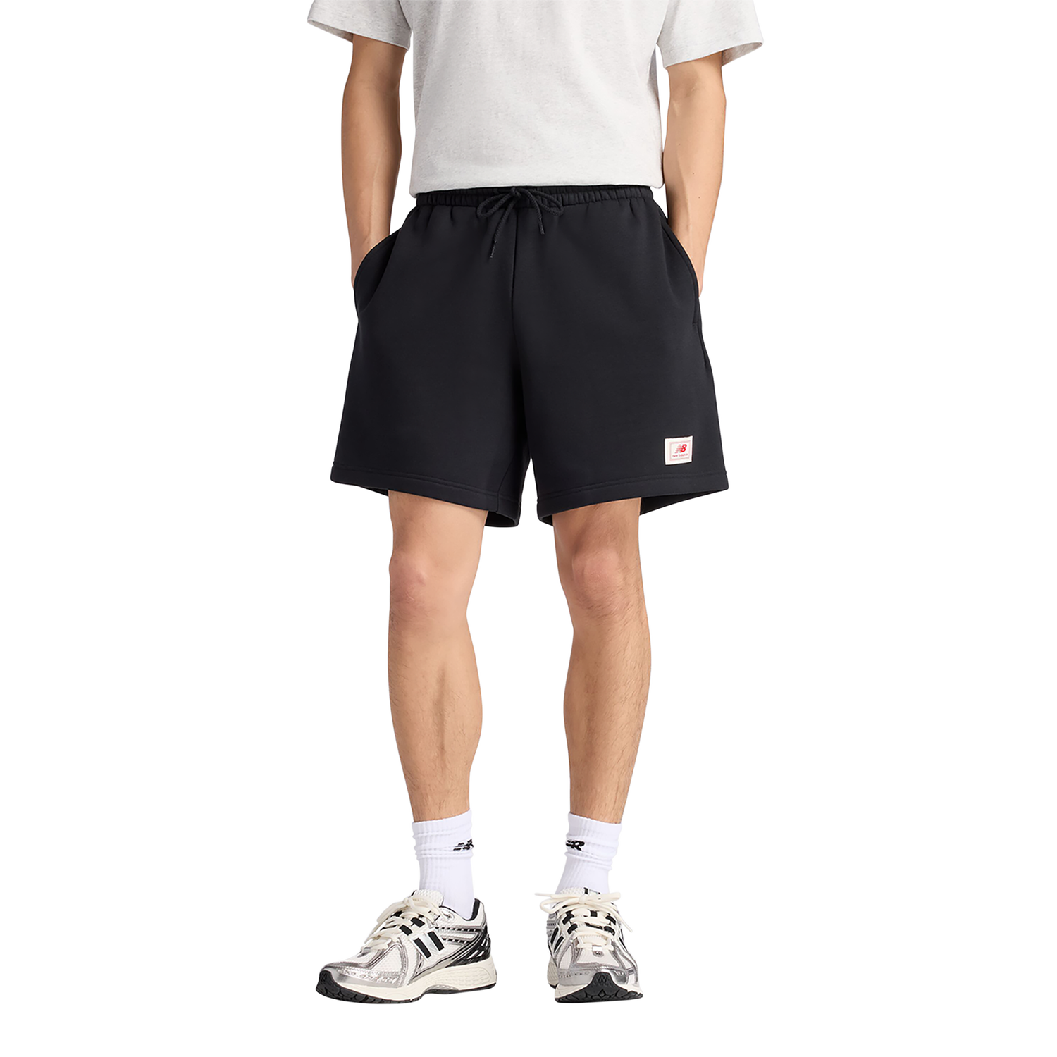 New Balance Fleece Shorts - Men's - Multi/Black