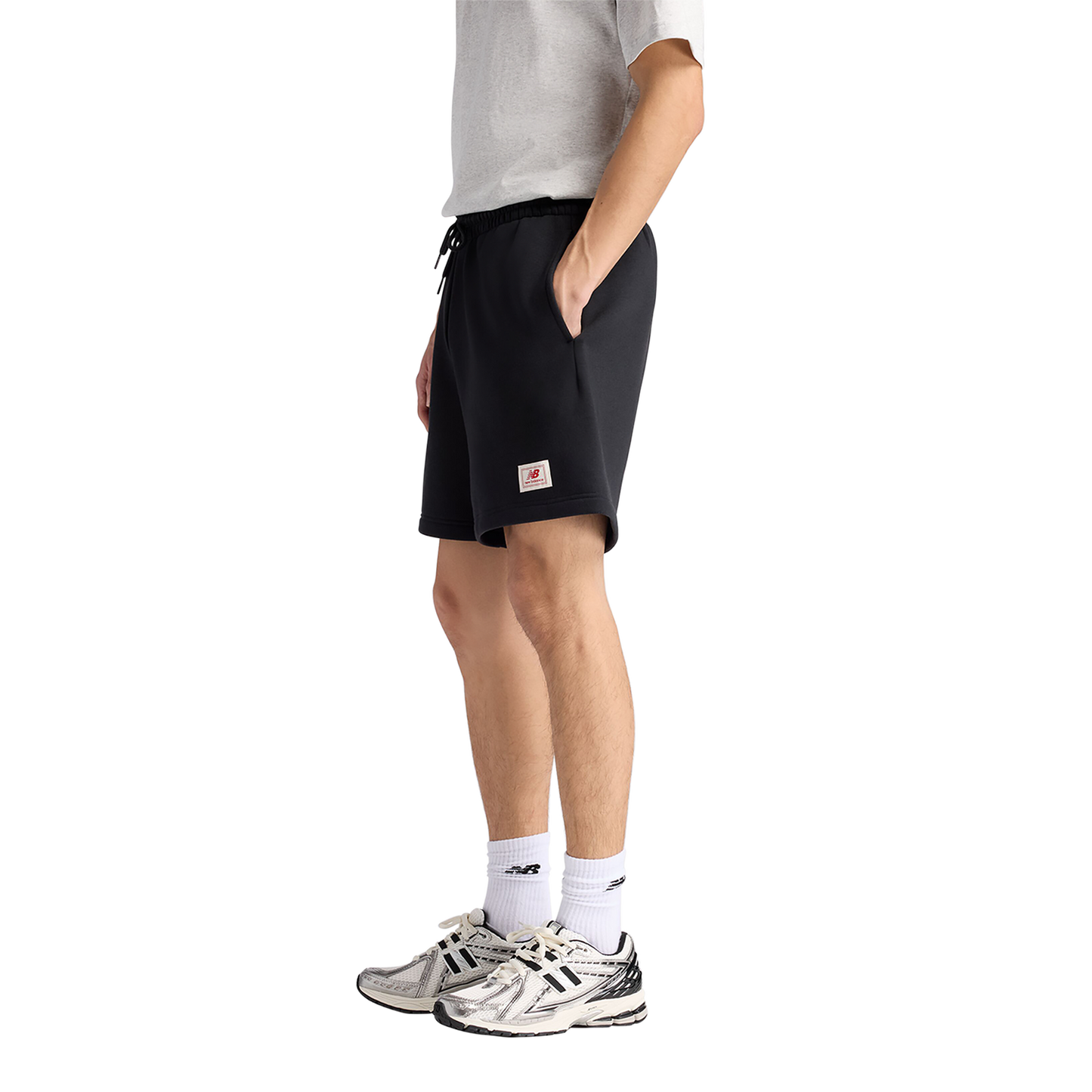 New Balance Fleece Shorts - Men's - Multi/Black