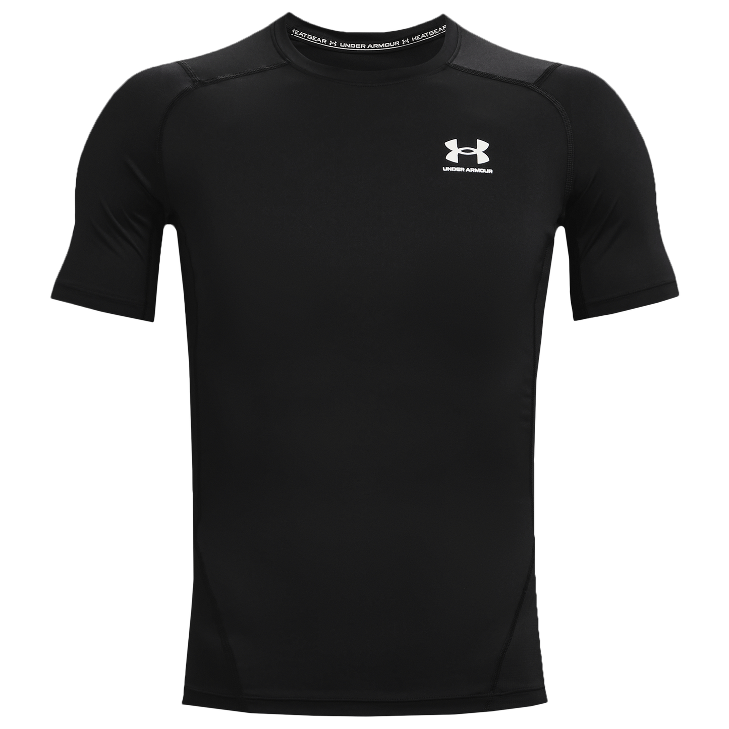 Under Armour HeatGear Compression S/S T-Shirt - Men's - White/Black