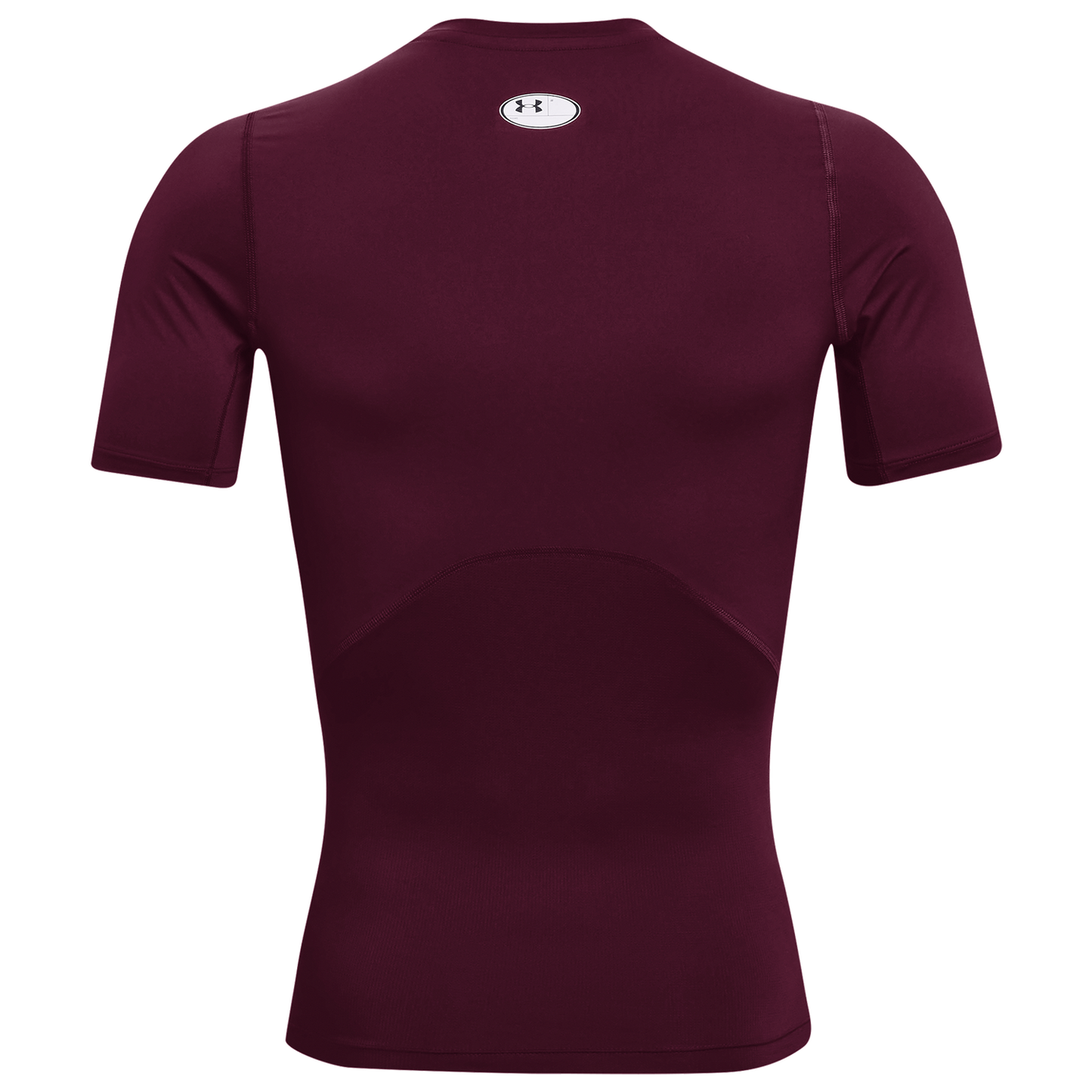 Under Armour HeatGear Compression S/S T-Shirt - Men's - Maroon/White