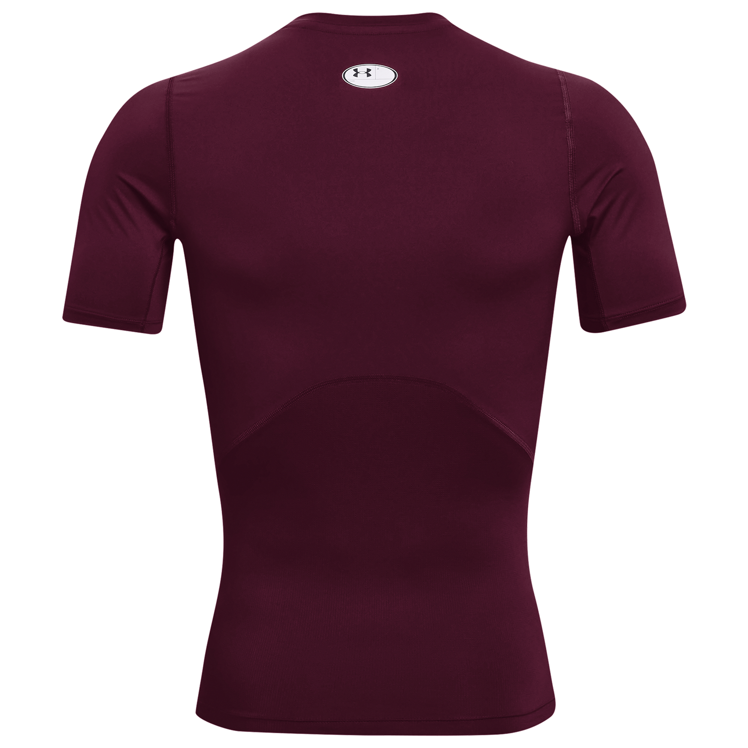 Under Armour HeatGear Compression S/S T-Shirt - Men's - Maroon/White