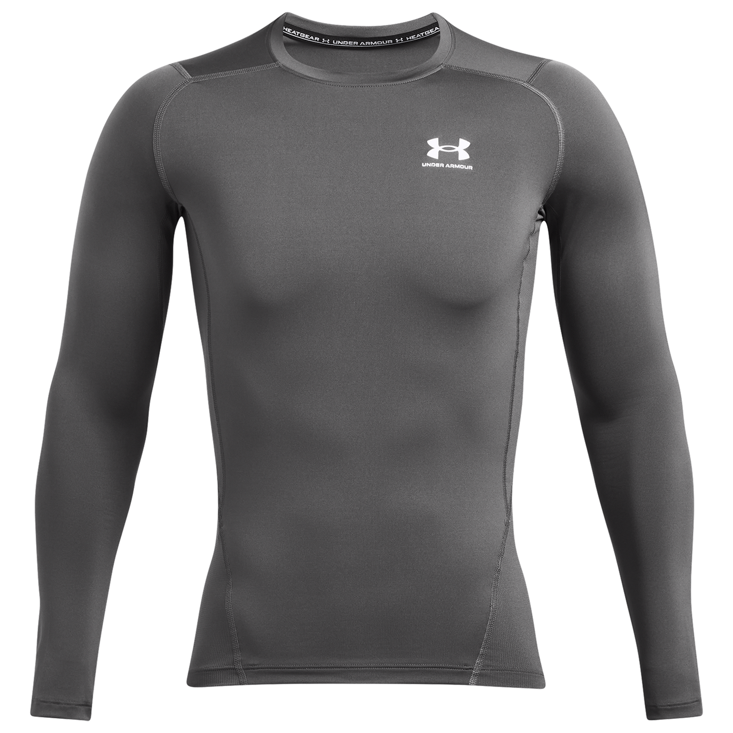 Under Armour HeatGear Armour Comp L/S T-Shirt - Men's - White/Castlerock