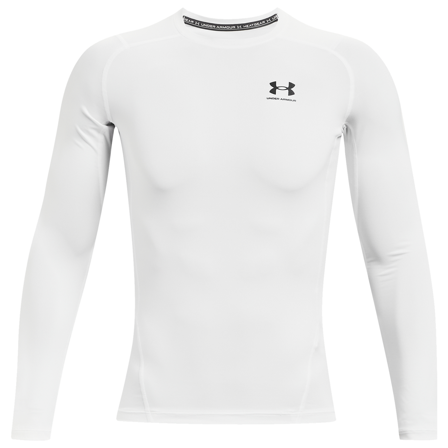 Under Armour HeatGear Armour Comp L/S T-Shirt - Men's - Black/White