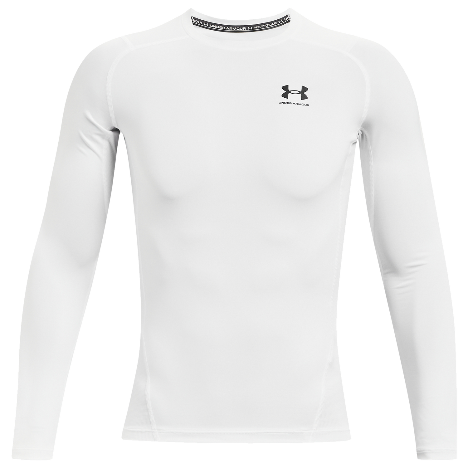 Under Armour HeatGear Armour Comp L/S T-Shirt - Men's - Black/White