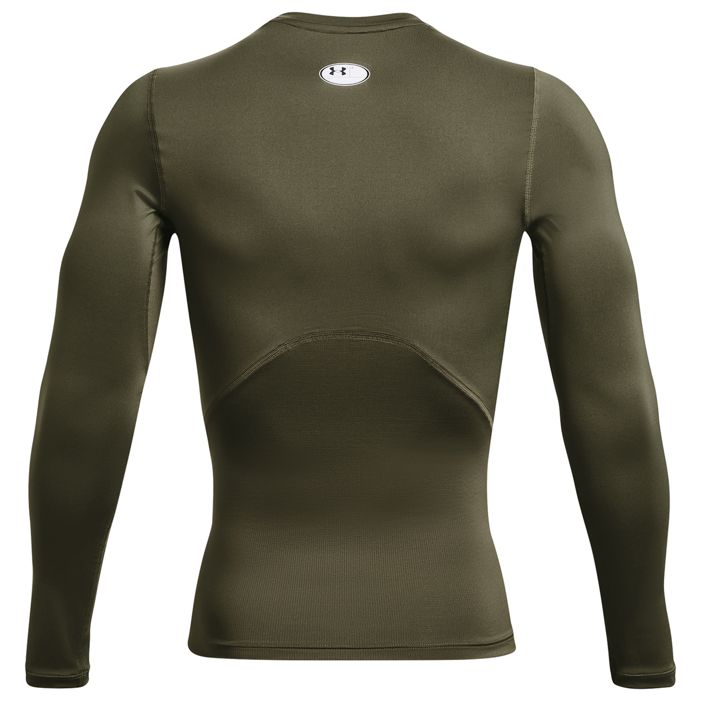 Under Armour HeatGear Armour Comp L/S T-Shirt - Men's - Marine Od Green/White