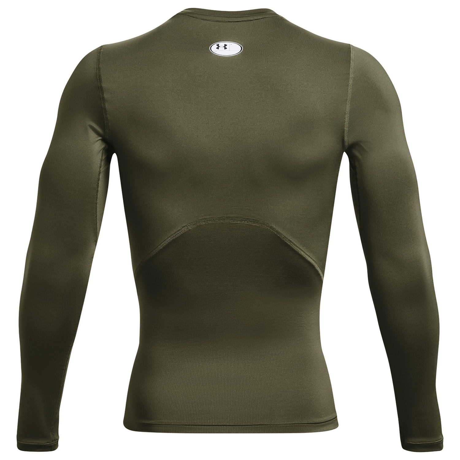 Under Armour HeatGear Armour Comp L/S T-Shirt - Men's - Marine Od Green/White