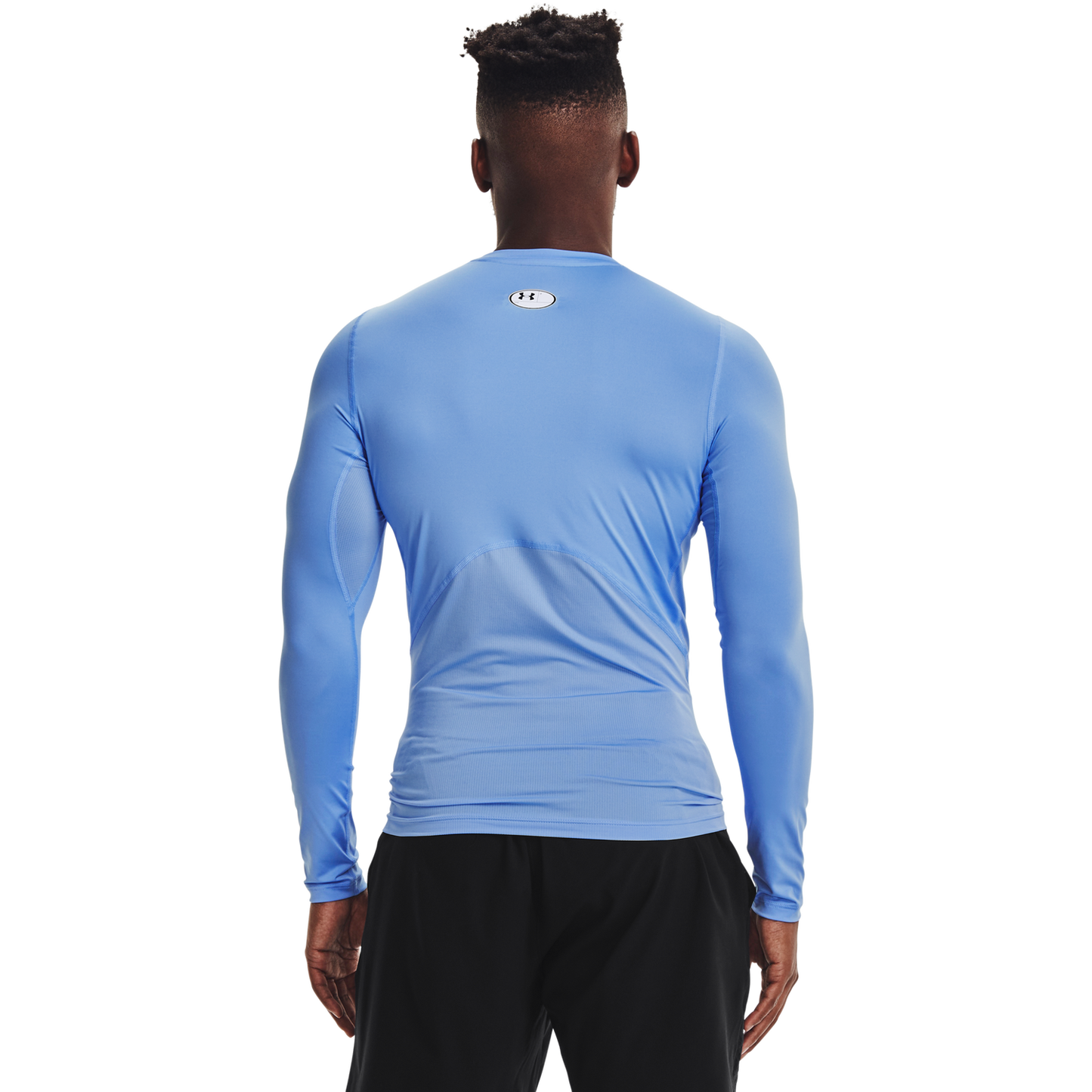 Under Armour HeatGear Armour Comp L/S T-Shirt - Men's - Carolina Blue/White