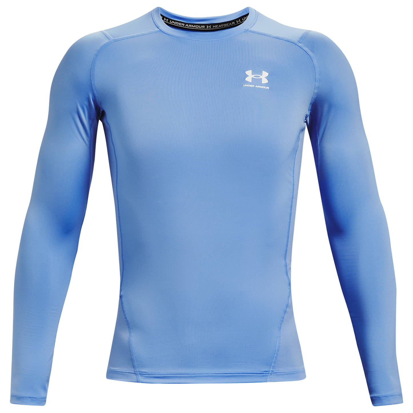 Under Armour HeatGear Armour Comp L/S T-Shirt - Men's - Carolina Blue/White