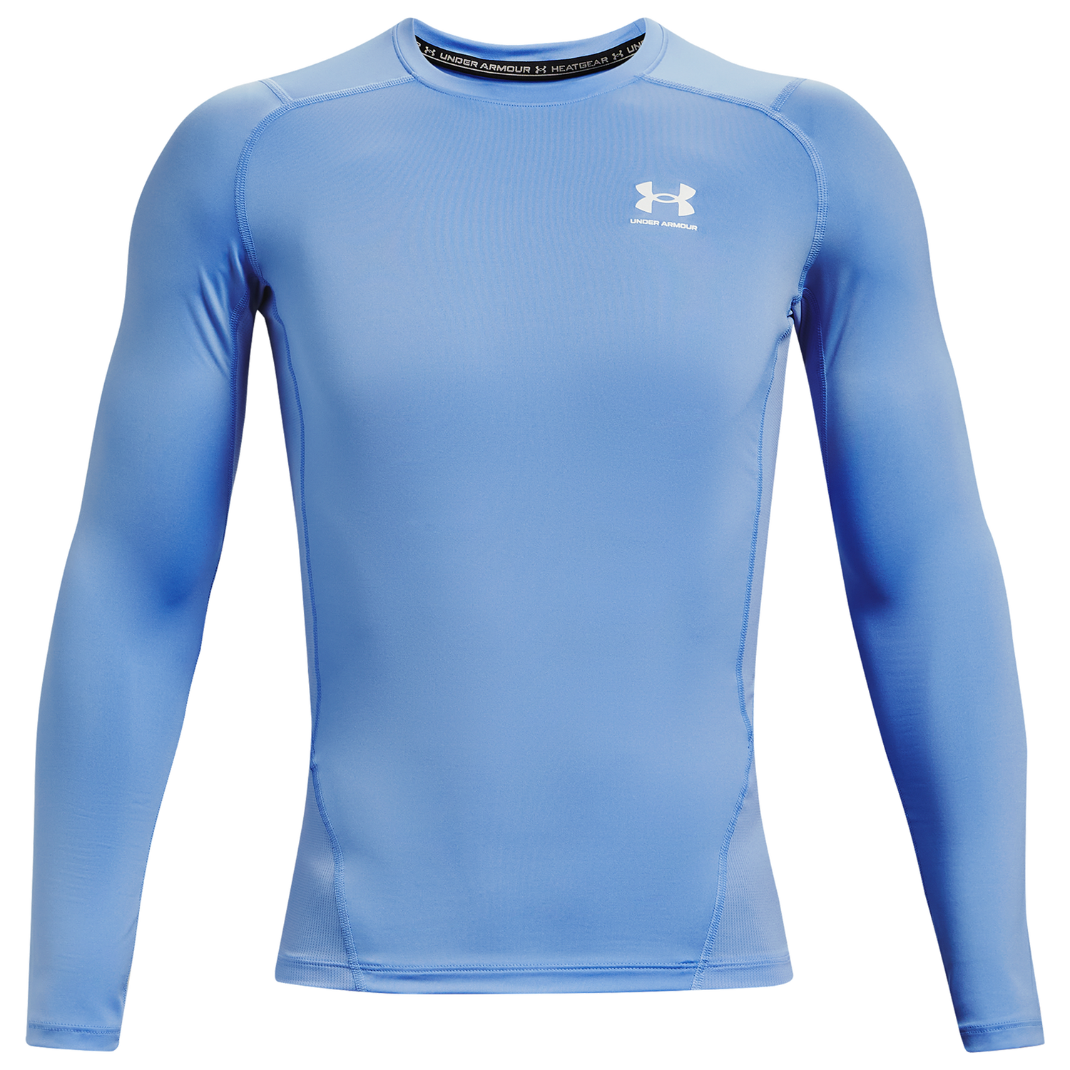 Under Armour HeatGear Armour Comp L/S T-Shirt - Men's - Carolina Blue/White
