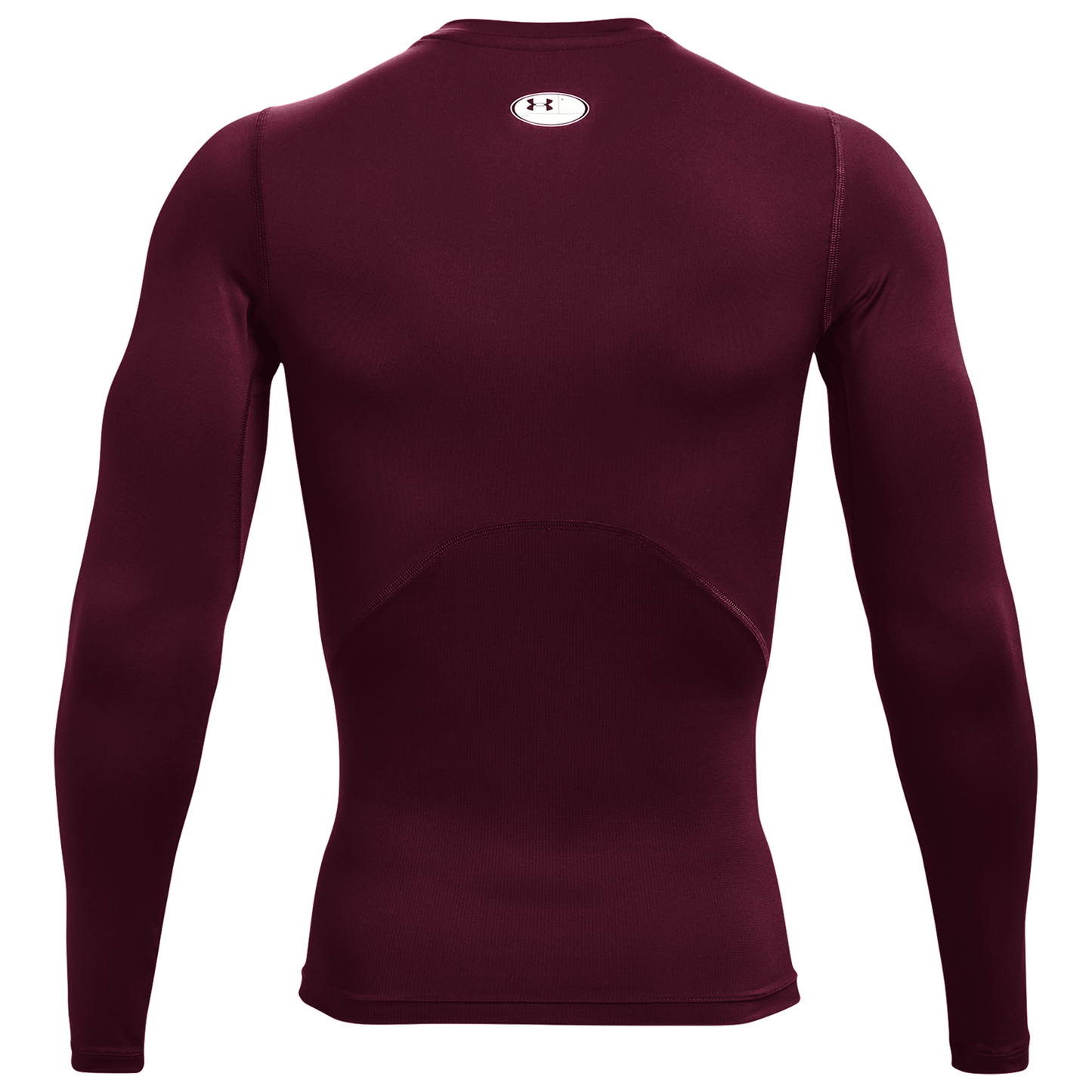 Under Armour HeatGear Armour Comp L/S T-Shirt - Men's - Maroon/White